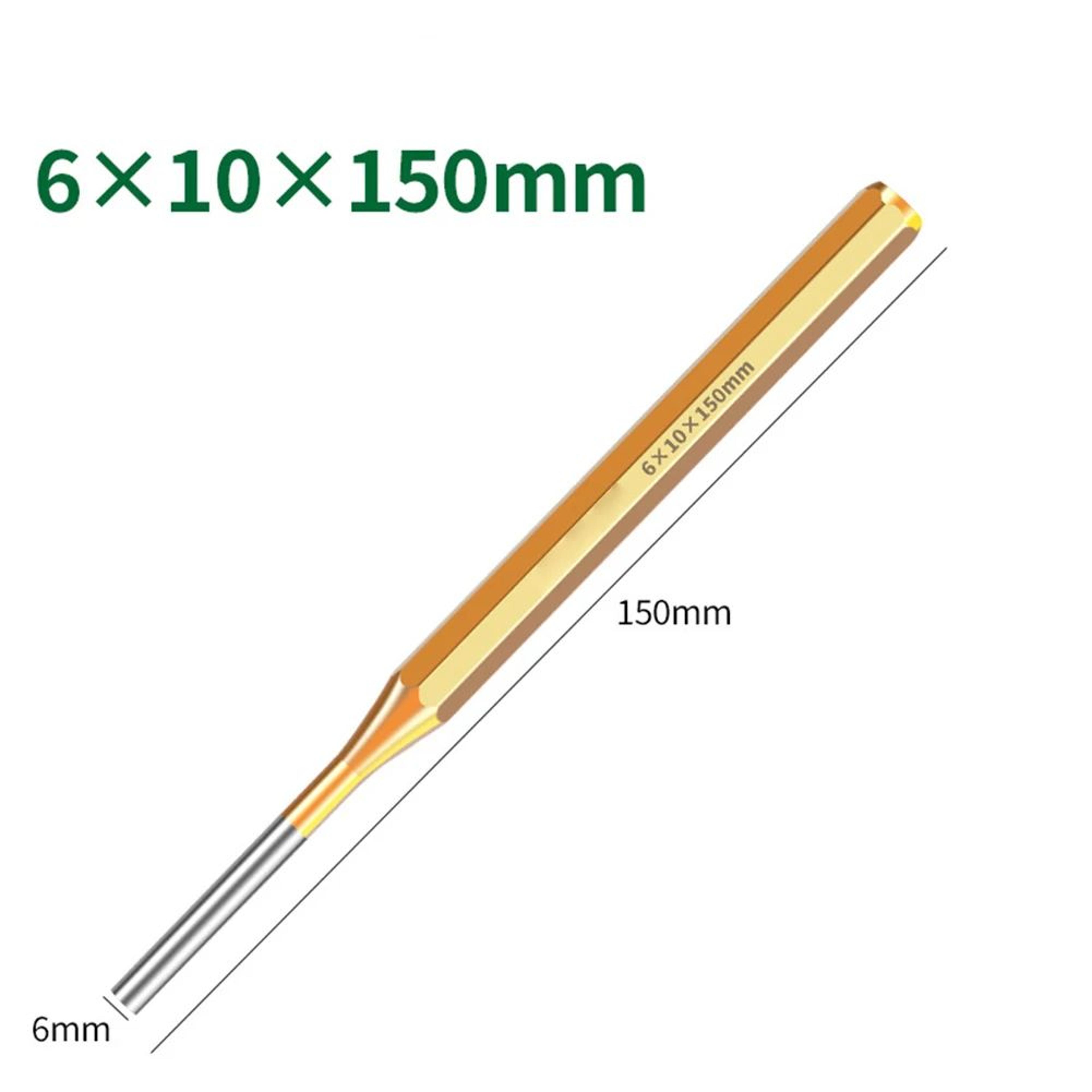150 Mm Brass Punch Tool  23456810 Mm Heavy Duty Roll Pin Remover Chisel Punch For Machinery Mainten 10