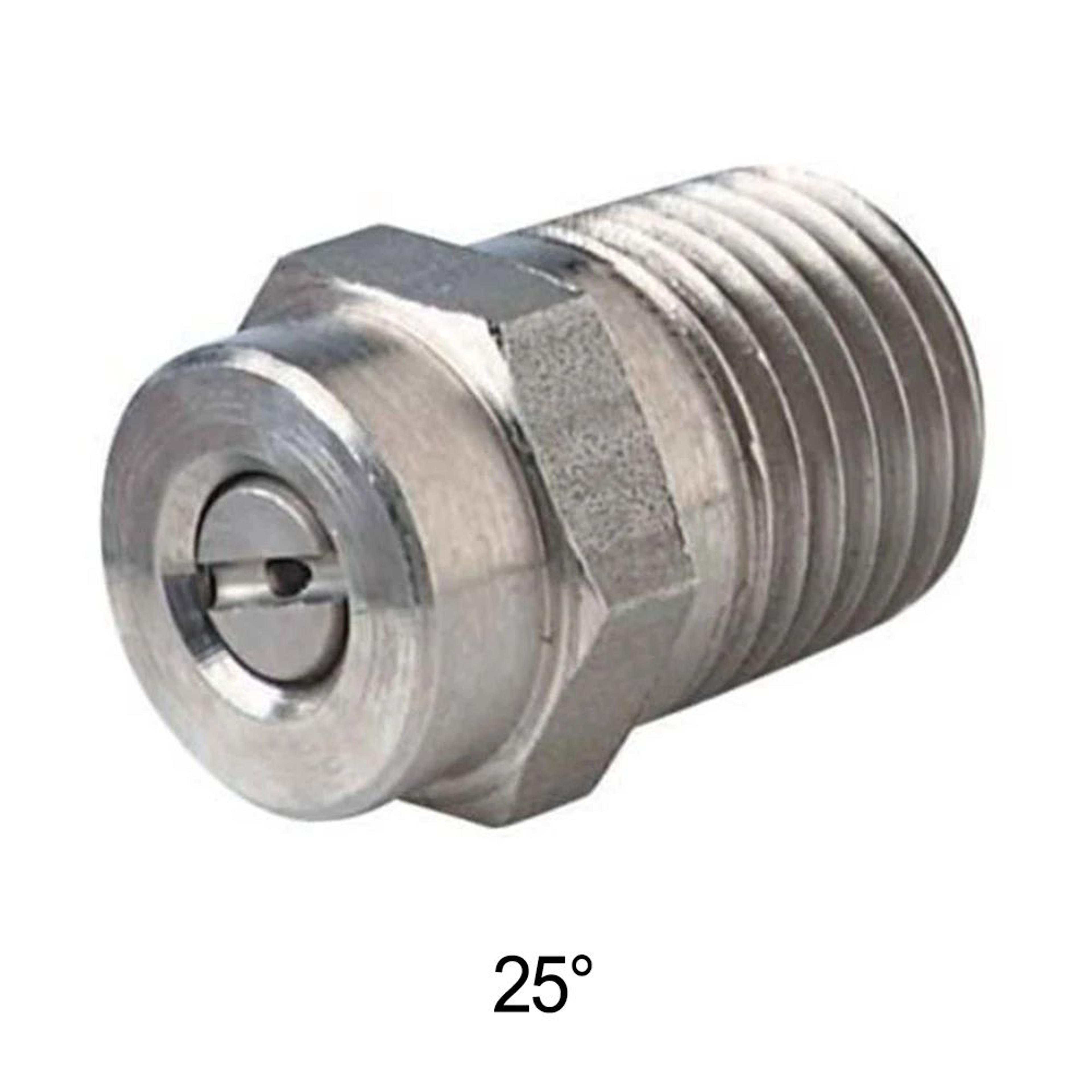 14 In High Pressure Washer Nozzle  Stainless Steel 304 Spray Tip 0 15 25 40 Fan Jet For Pressure Cl 8
