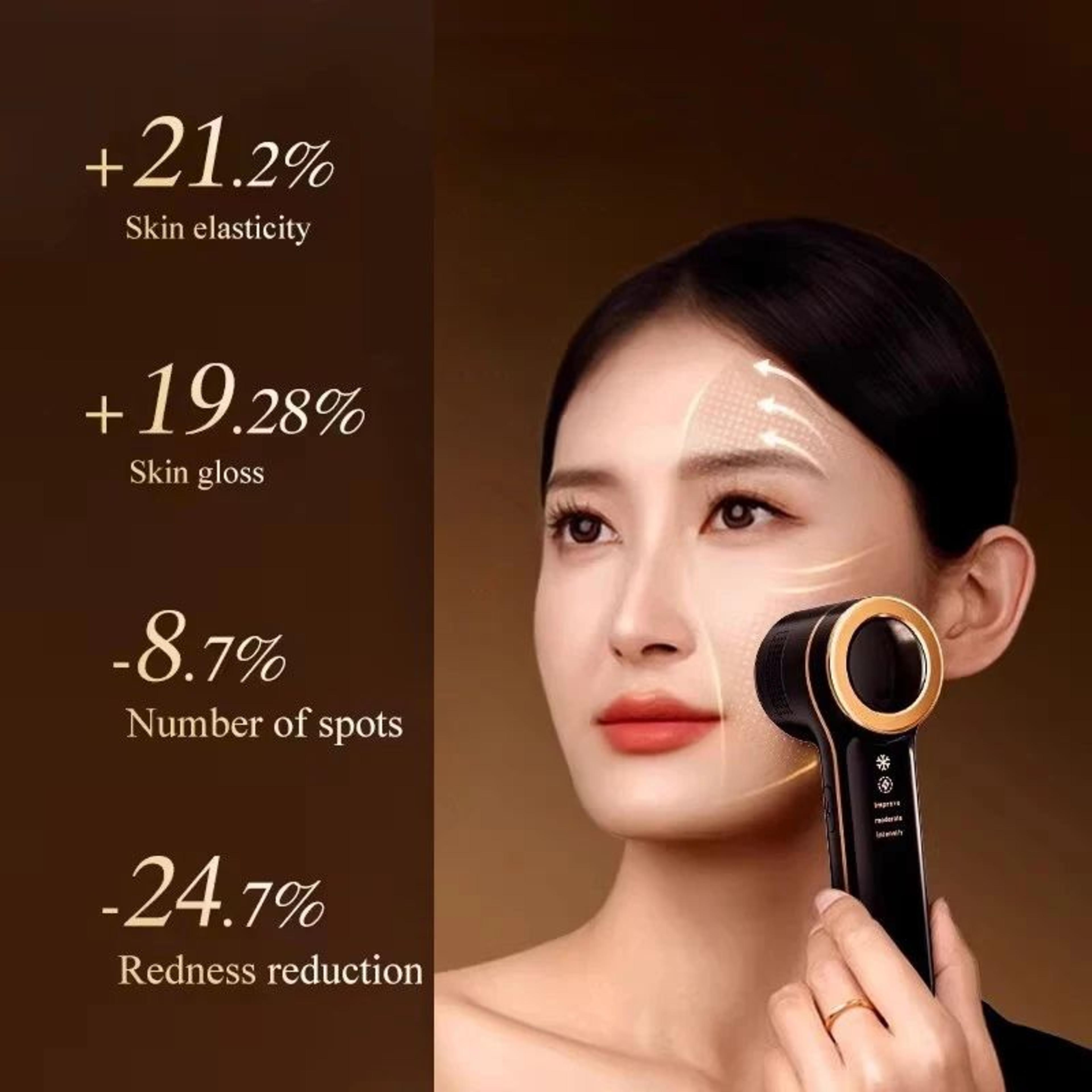 DPL LED Skin Rejuvenation Device  Sapphire Cooling Beauty Light With 3 Intensity Levels For AtHome  1