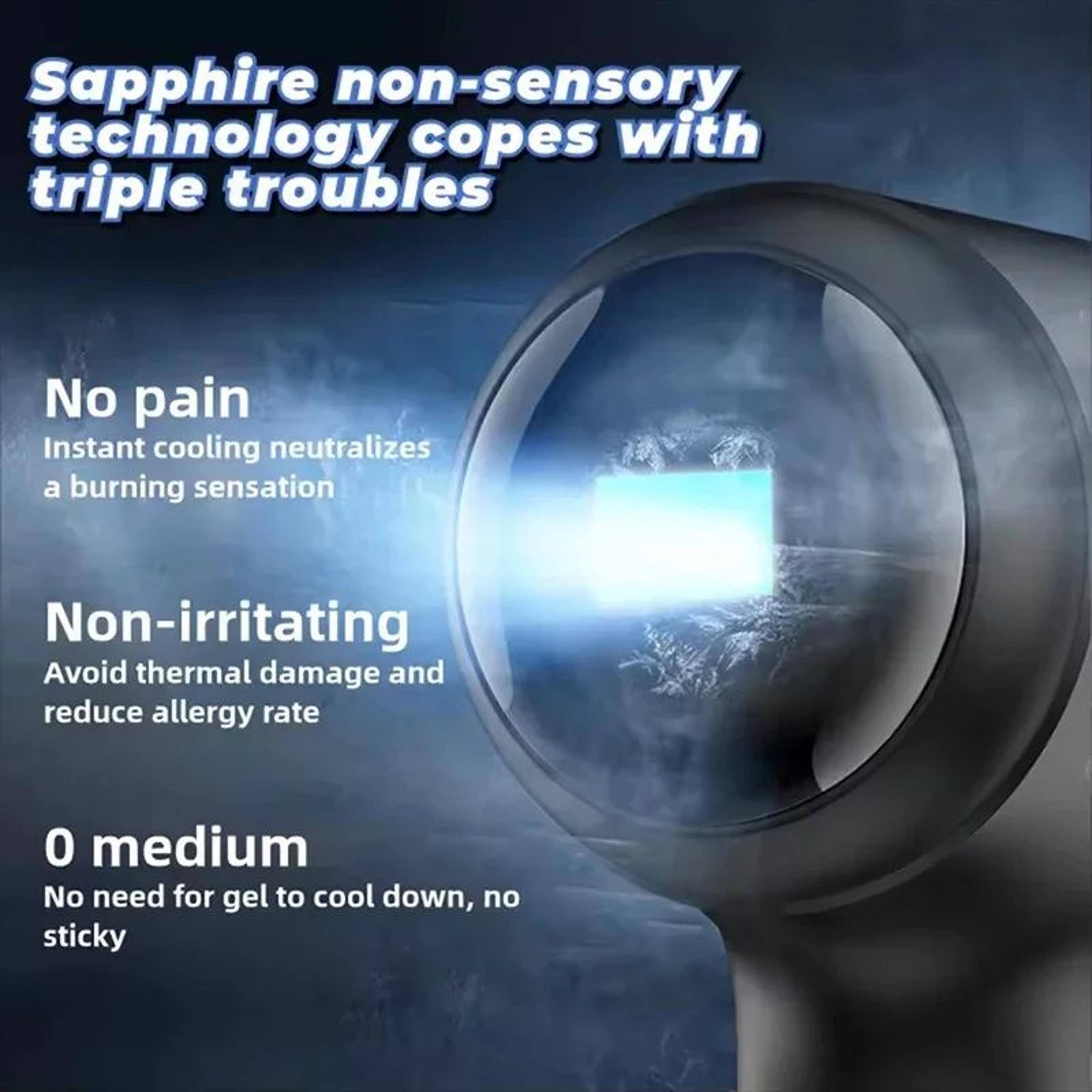 DPL LED Skin Rejuvenation Device  Sapphire Cooling Beauty Light With 3 Intensity Levels For AtHome  2