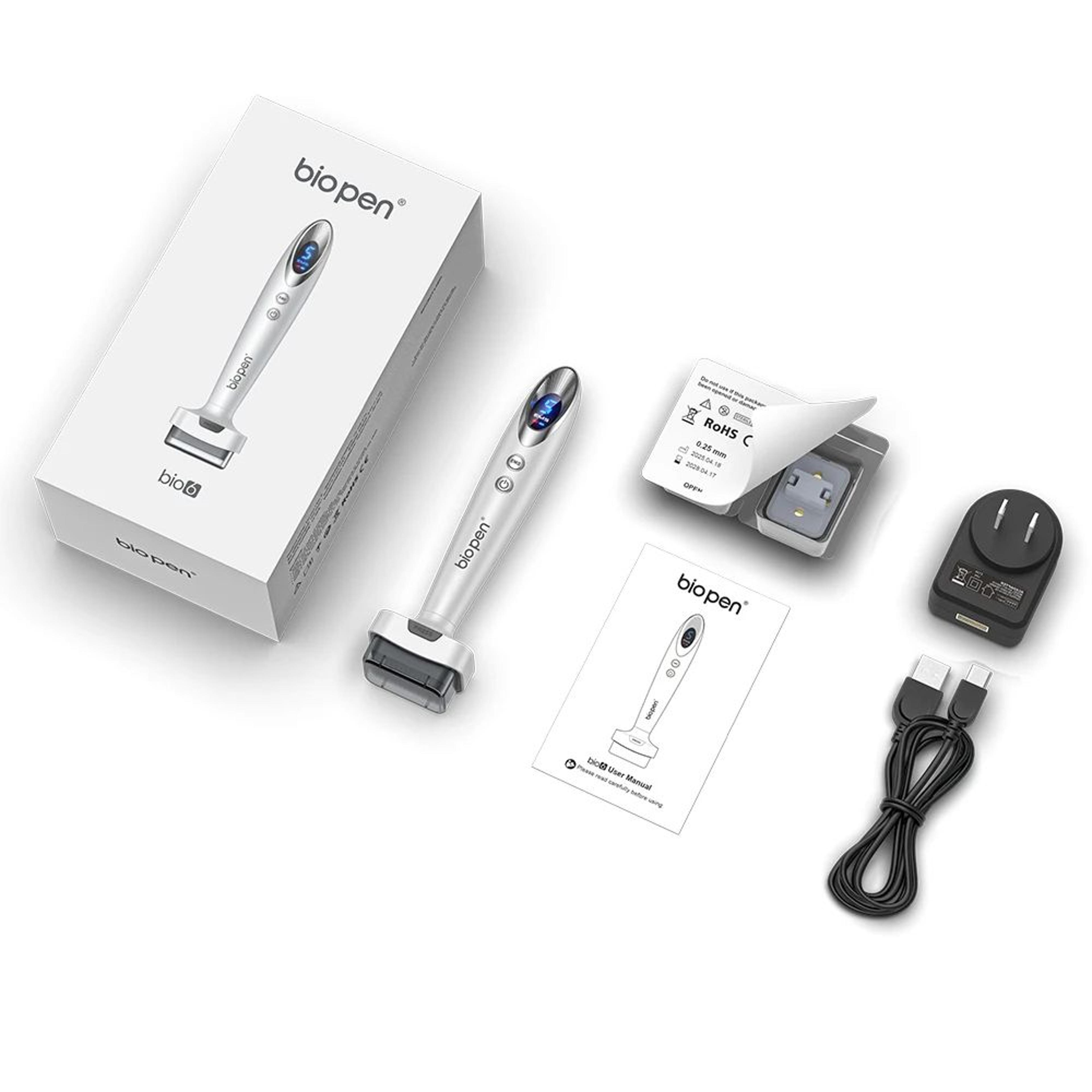 Electric Derma Vibration Stamp  120 Pin Interchangeable Microneedling Device For Skin Care  Hair Re 3