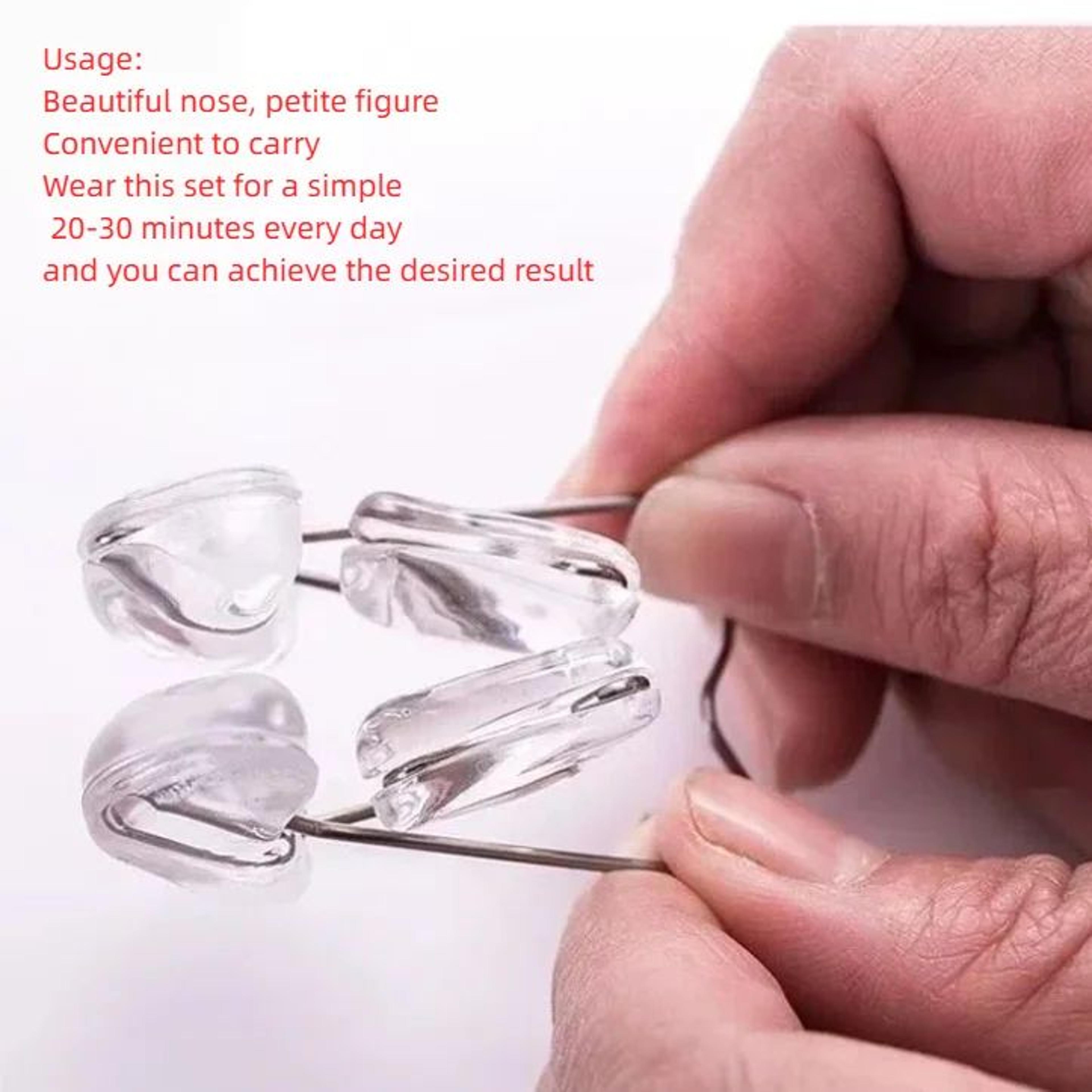 Adjustable Silicone Nose Shaper Clip  Nose Bridge Lifter Nose Corrector Beauty Nose Clip For Men  W 2