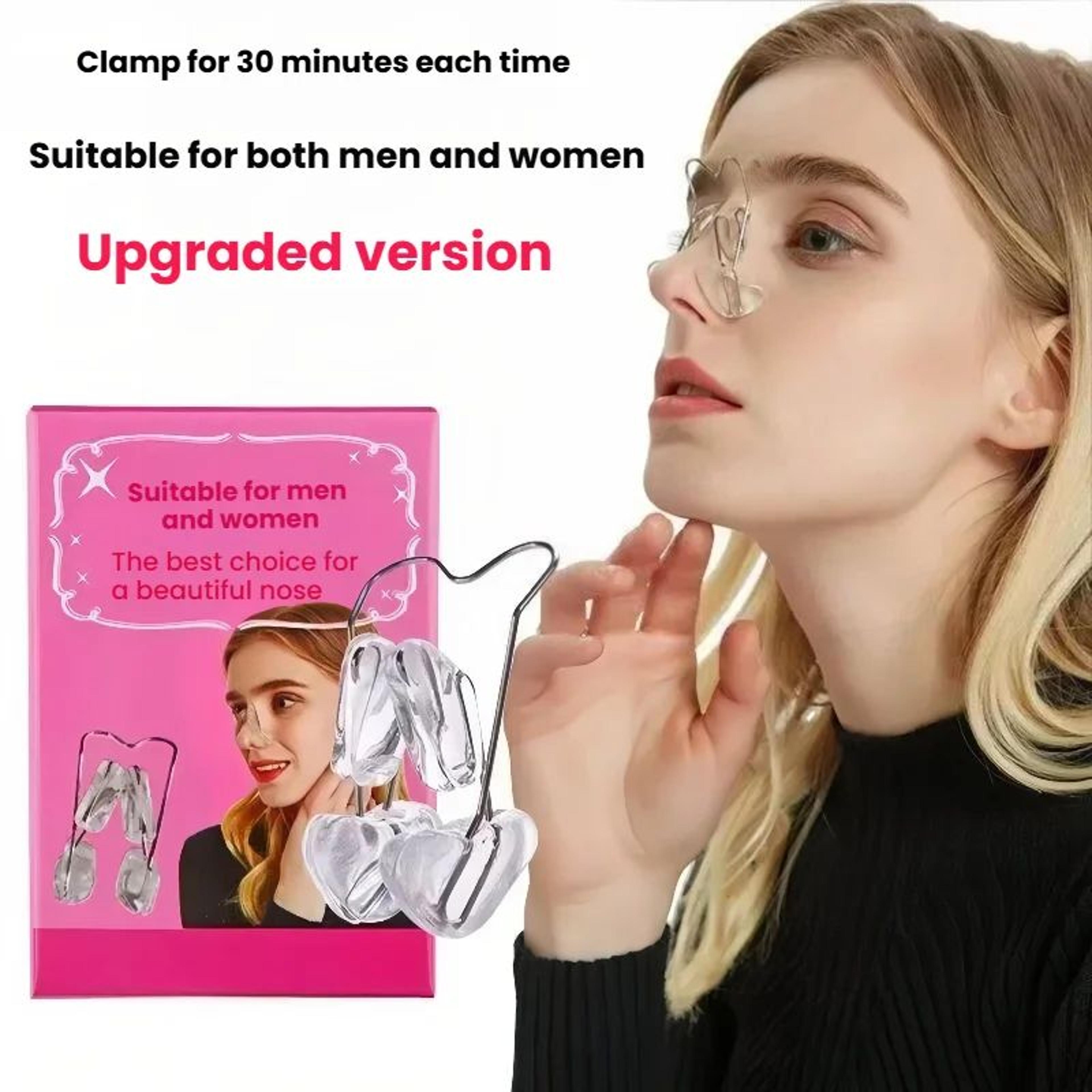 Adjustable Silicone Nose Shaper Clip  Nose Bridge Lifter Nose Corrector Beauty Nose Clip For Men  W 3