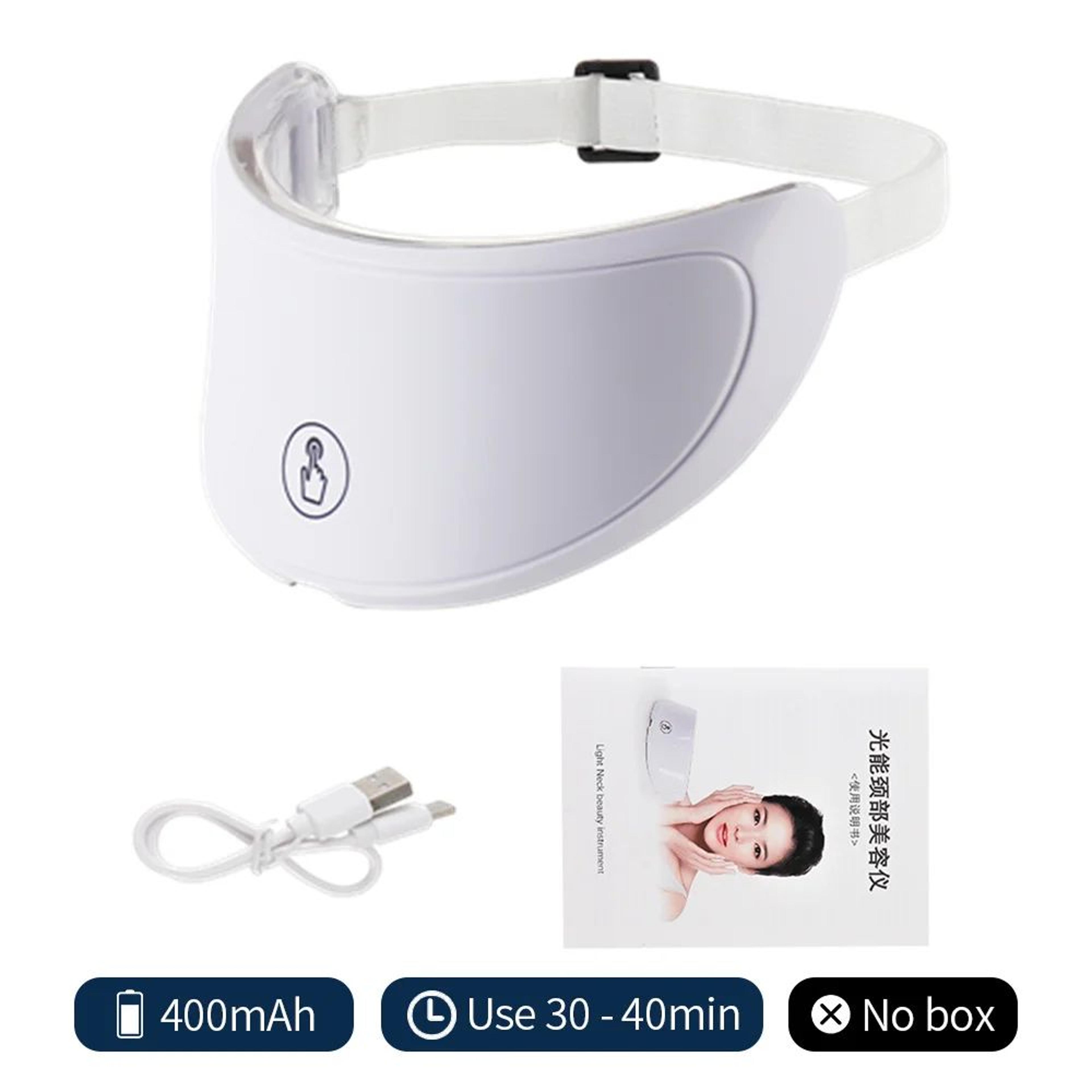 7 Color LED Neck Beauty Mask  Photon Light Therapy Neck Care Mask For Skin Tightening Brightening   7