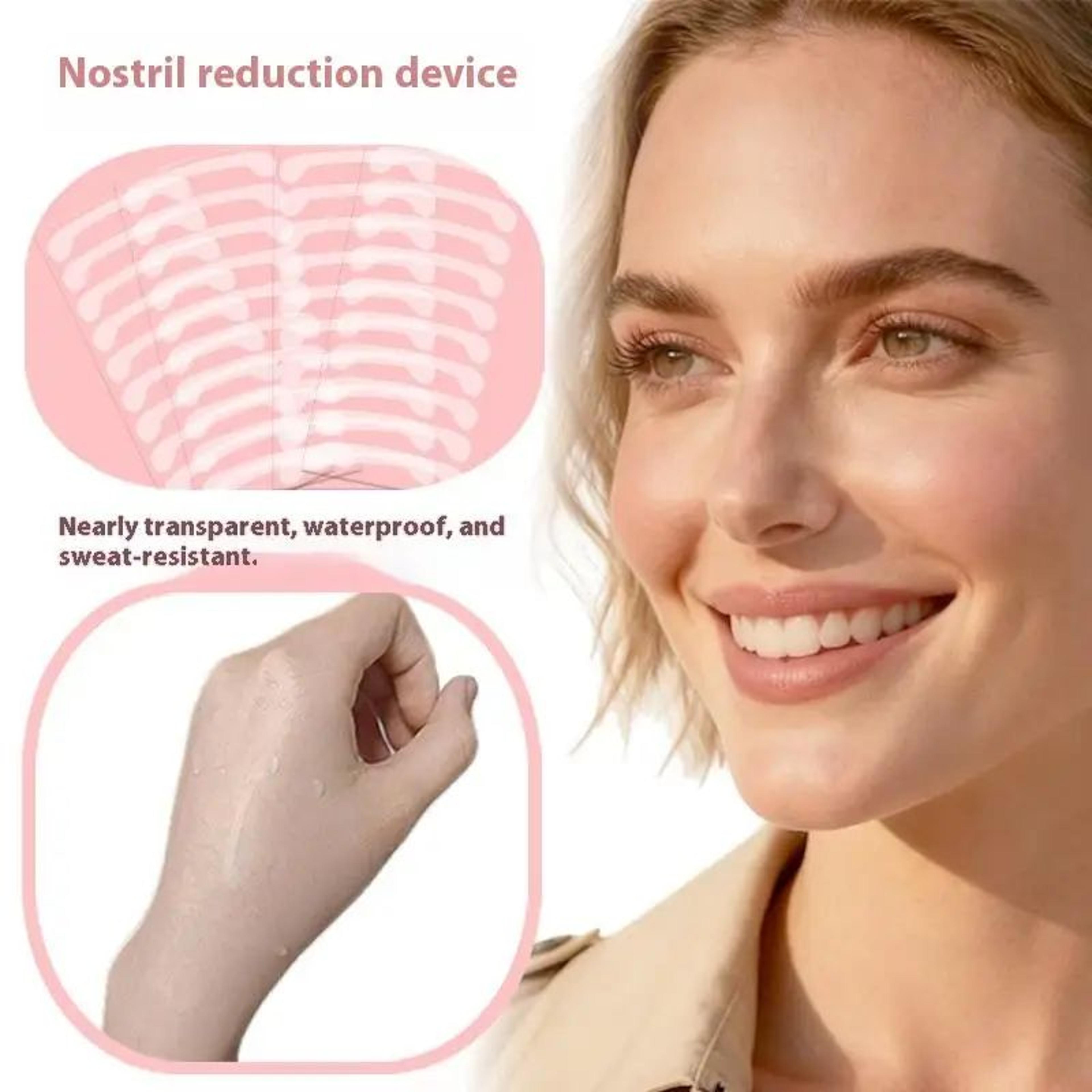 100pcs Invisible Nose Slimming Stickers  Nose Wing Lift Tape For Makeup Cosplay  Temporary Nose Con 3
