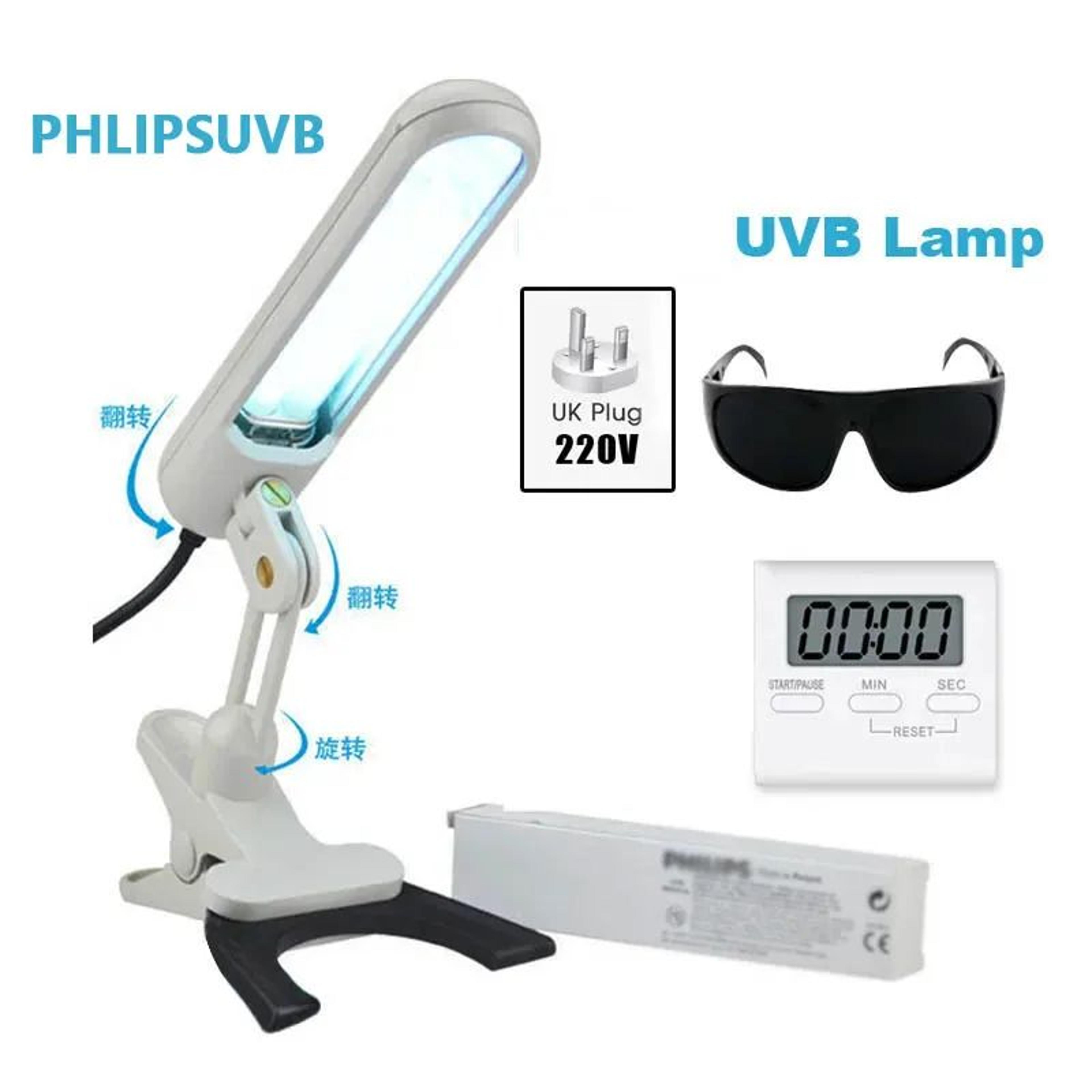 311nm UVB Light Therapy Lamp  Portable Phototherapy Device For Psoriasis Vitiligo Eczema  Dermatiti 7