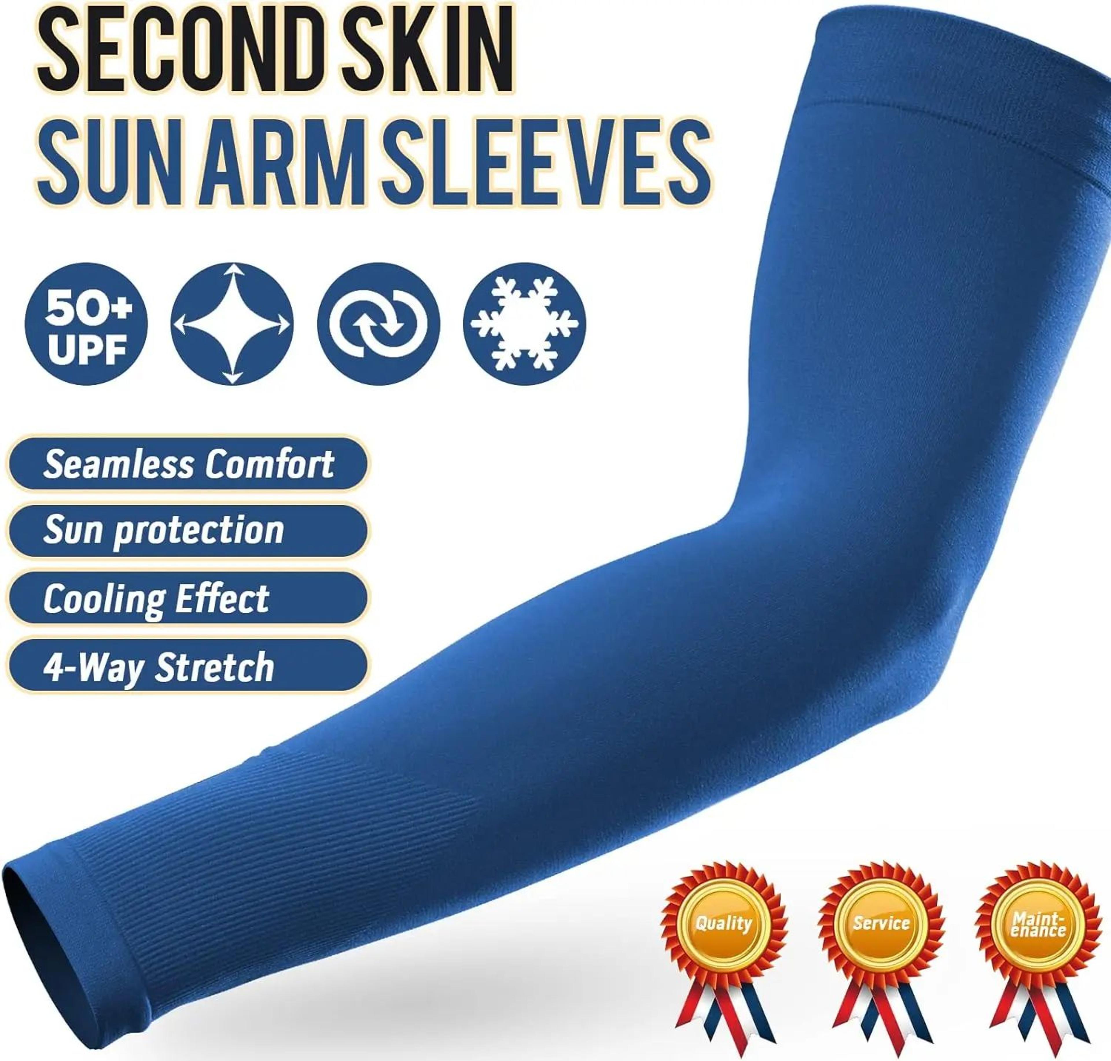 2 Pcs Cooling Arm Sleeves  UV Sun Protection Ice Silk Arm Covers For Running Cycling Fishing  Outdo