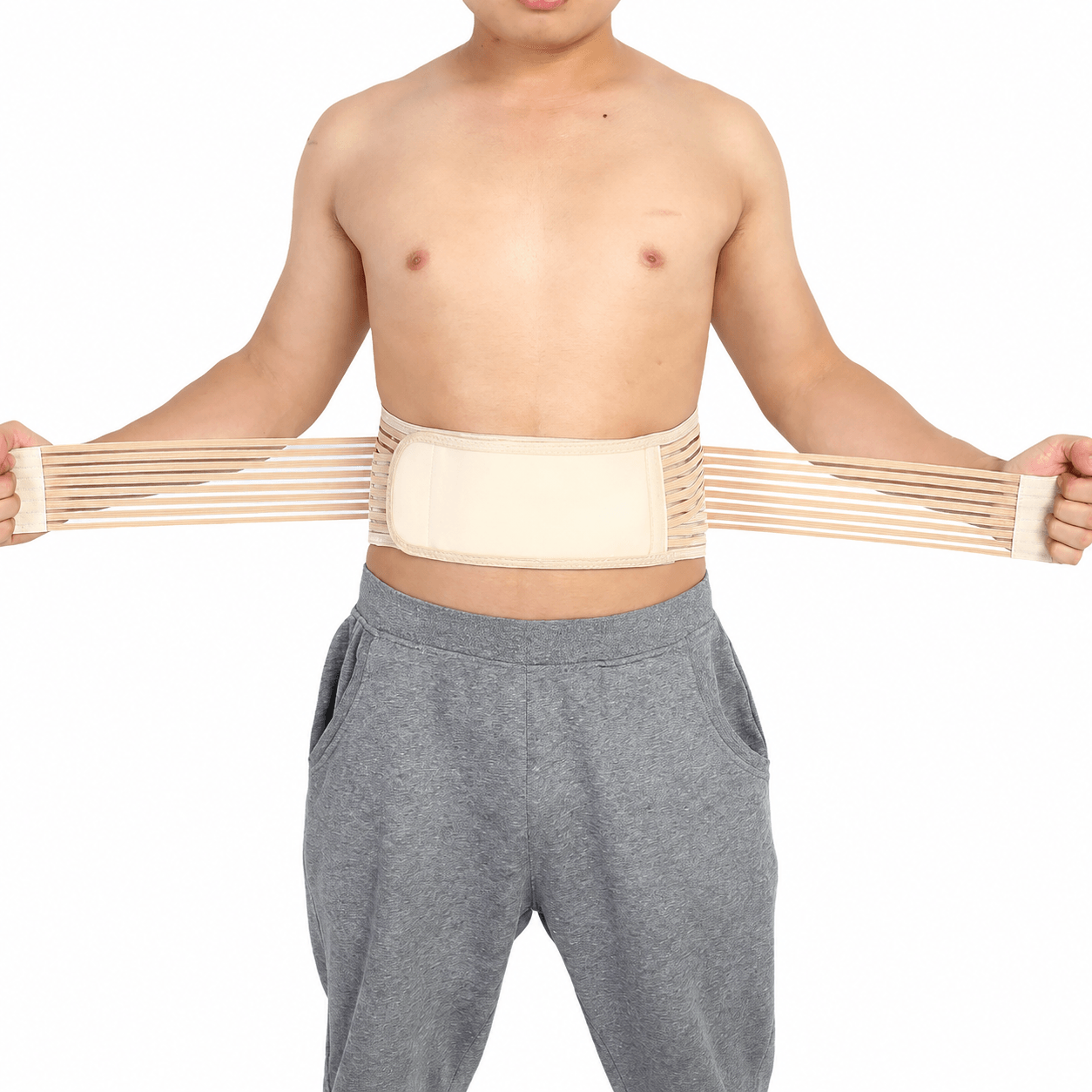 self-heating lumbar back support belt – adjustable waist brace for lower back support, posture & pain relief