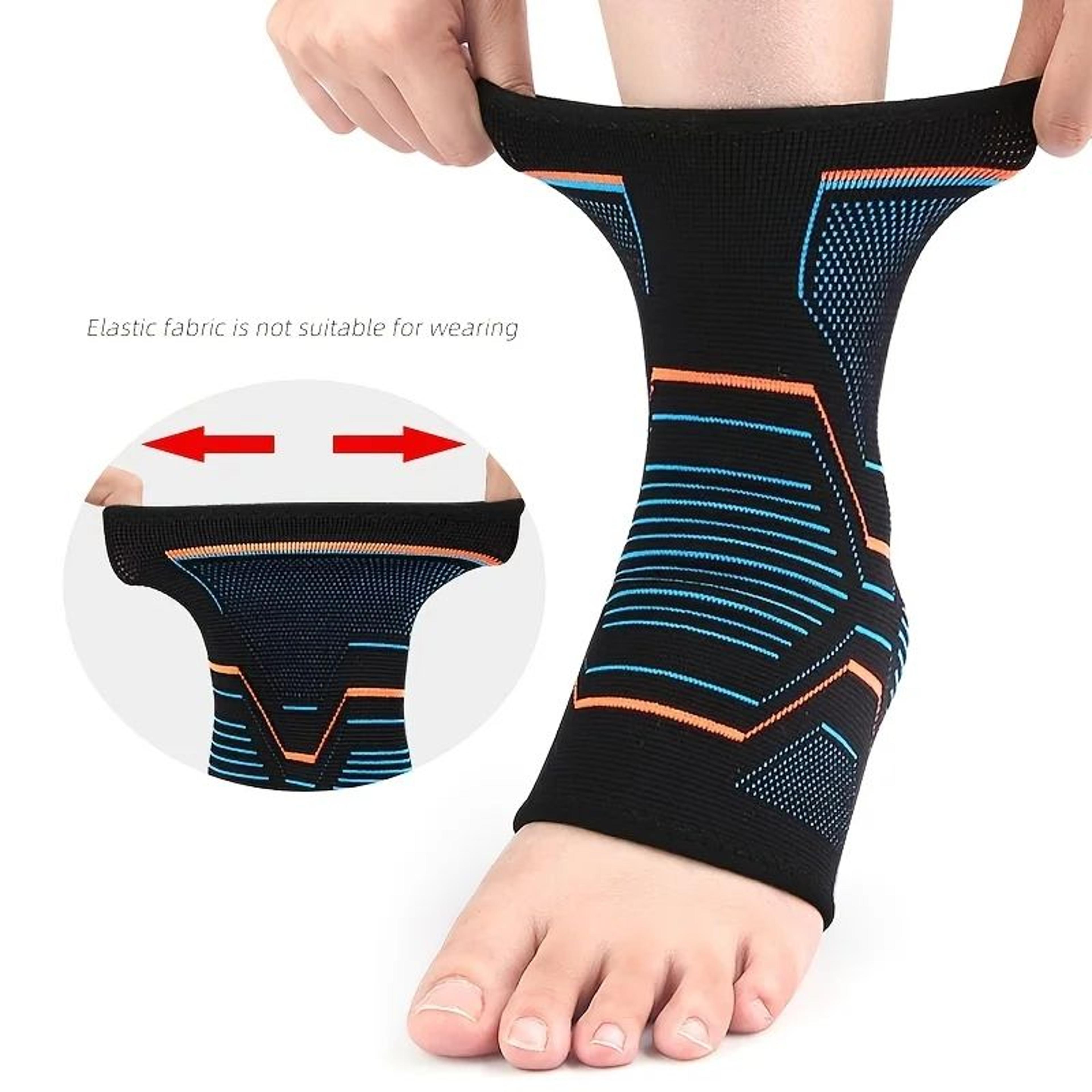 Adjustable Ankle Brace Compression Sleeve  Arch Support Sock For Plantar Fasciitis Tendon Support   2