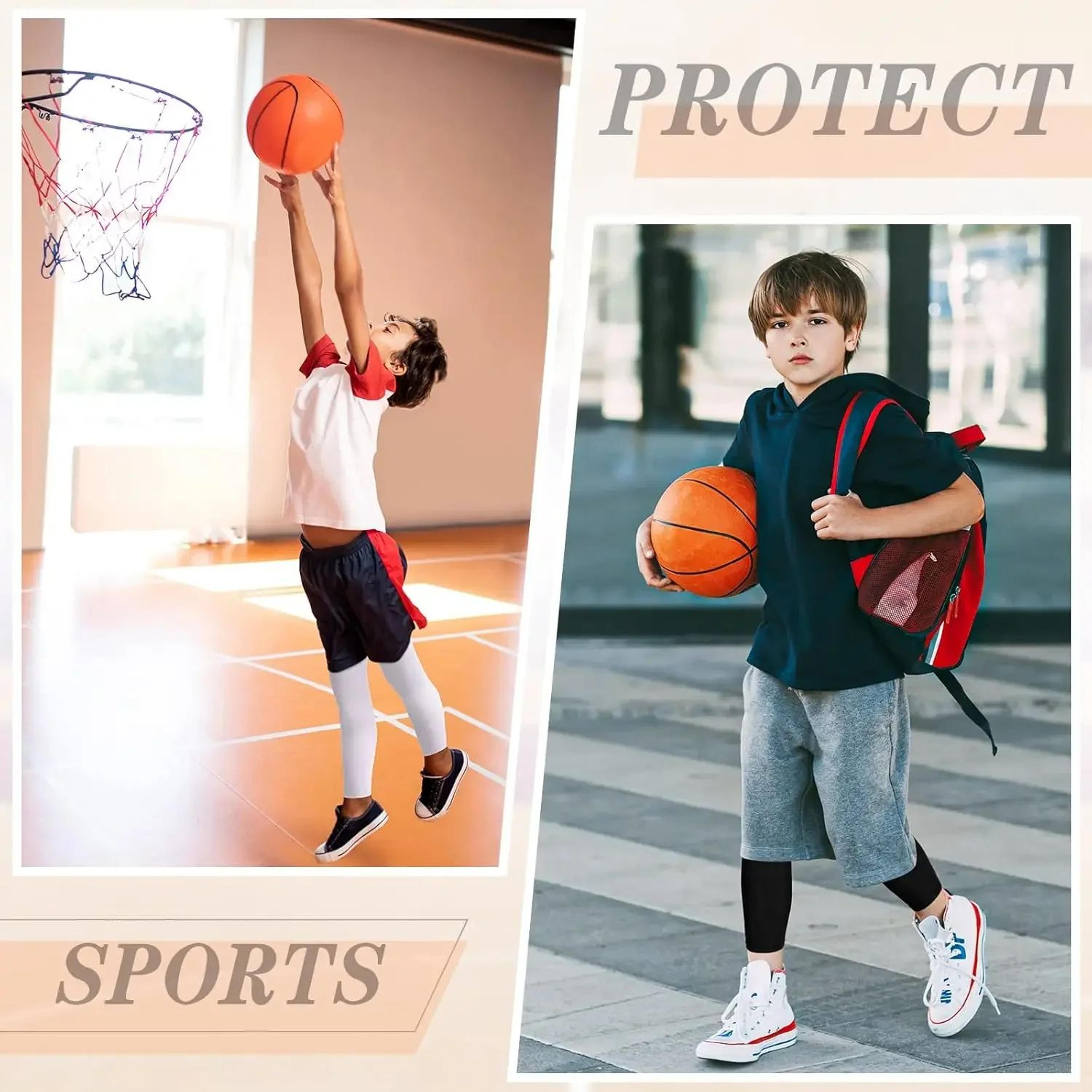 1 Pair Kids Compression Leg Sleeves  UV Protection NonSlip Sports Support For Basketball Running  C