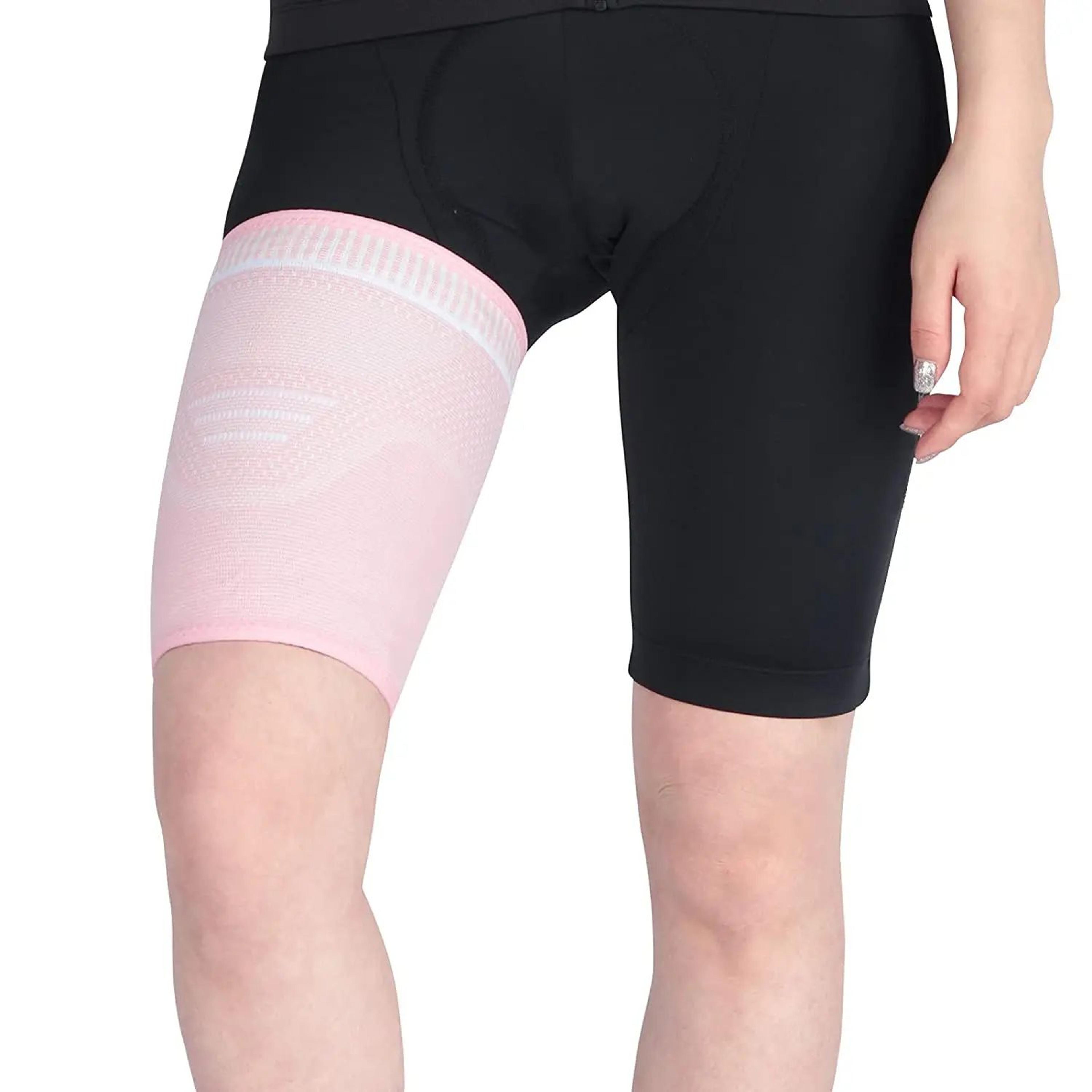 1pc Thigh Compression Sleeve  AntiSlip Upper Leg Brace For Quad Hamstring Support Muscle Recovery