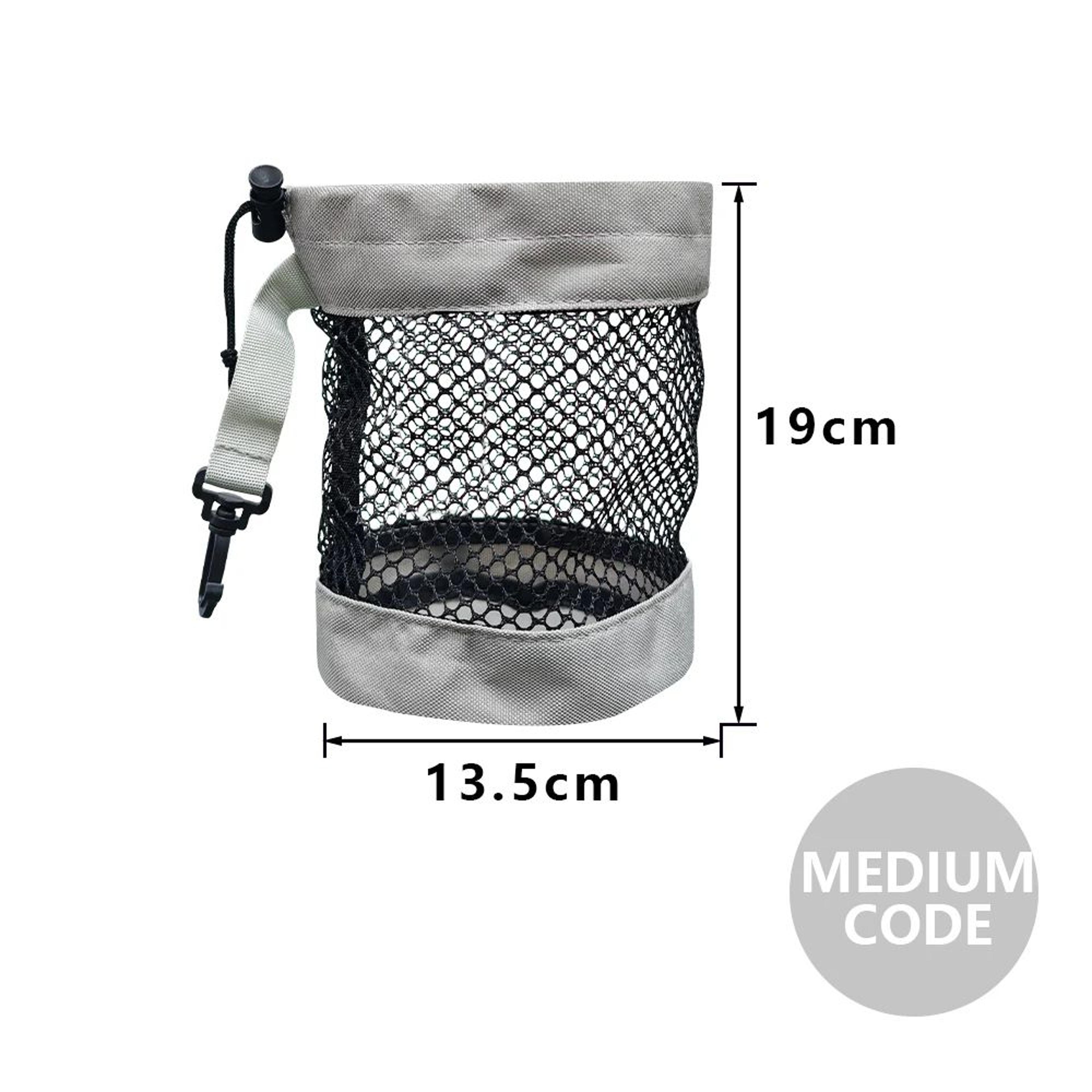 1pc Golf Ball Pouch Bag With Hanging Clip  Durable Mesh Nylon Golf Ball Holder For Golf Bags  Acces 13