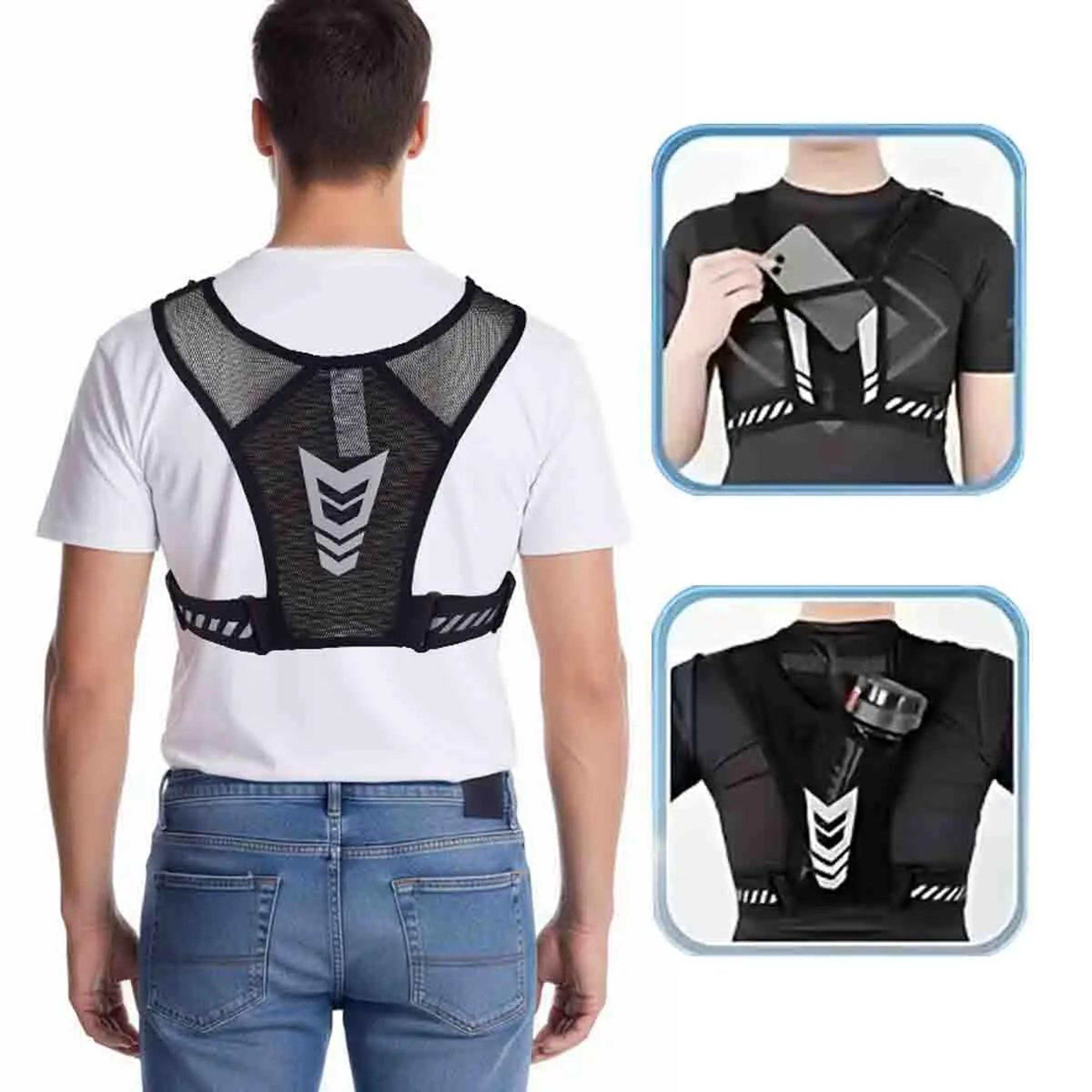 Adjustable Weighted Vest For Running  Fitness  Breathable Strength Training Vest With Reflective St 3