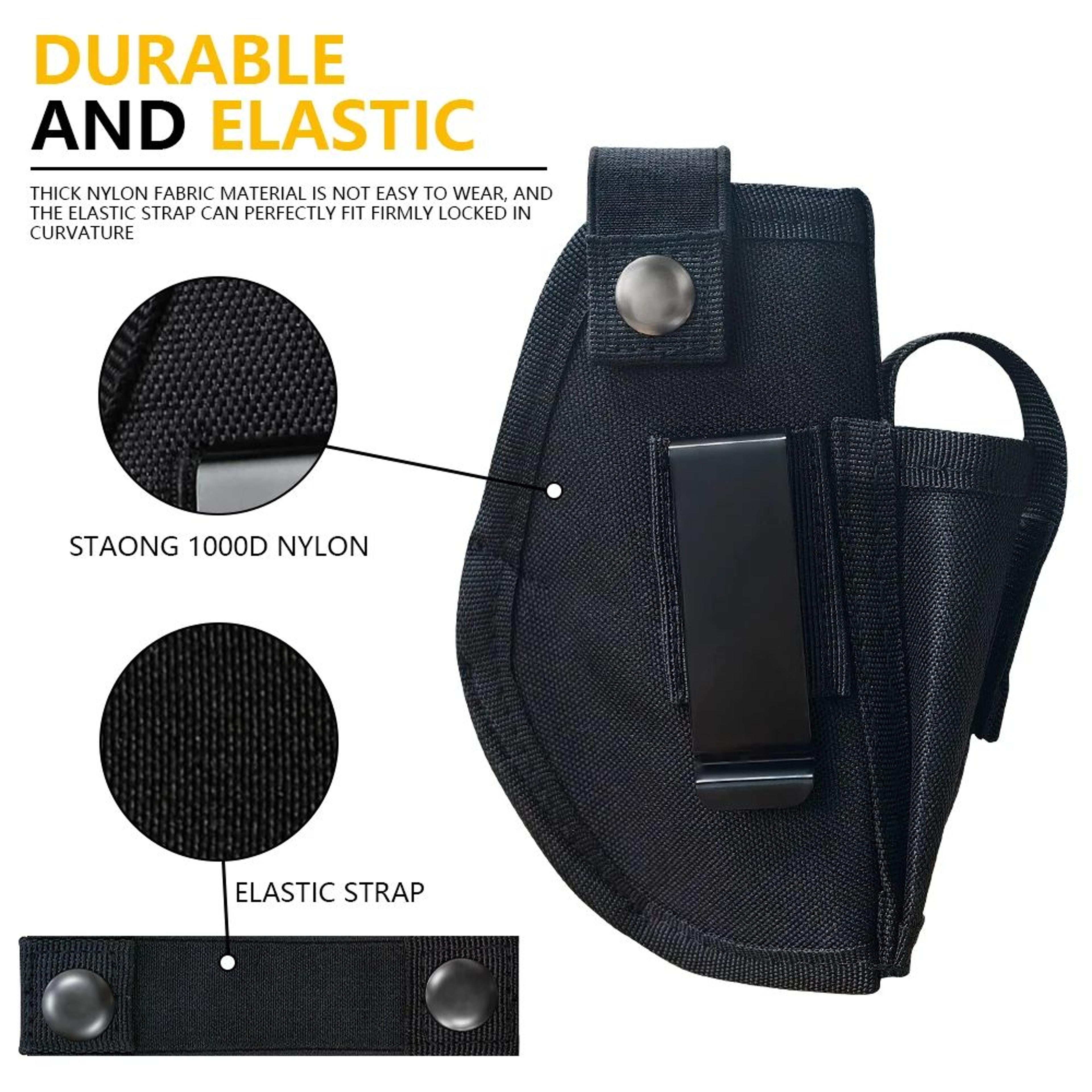 MOLLE Tactical Pistol Holster With Magazine Pouch  Right  Left Hand Adjustable Gun Holster For Hunt 2