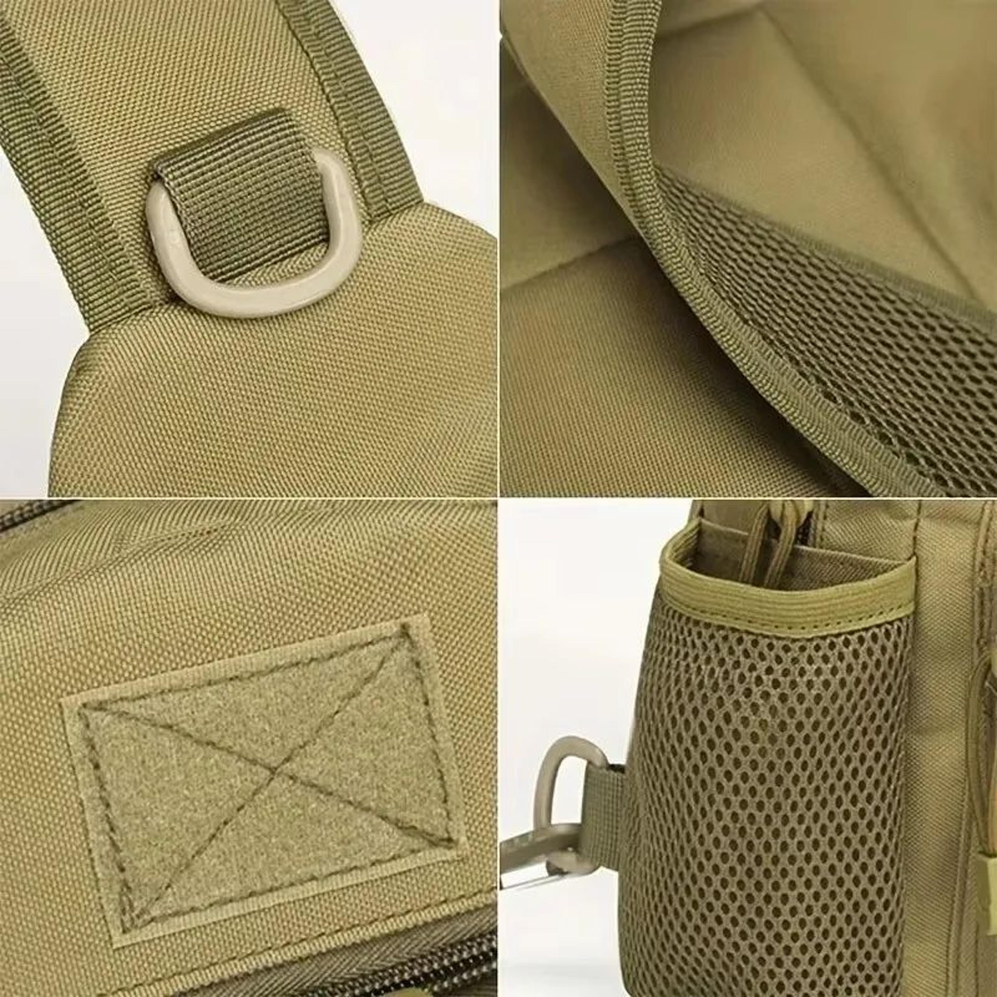 Tactical Shoulder Sling Bag  800D Oxford Molle Chest Backpack For Hiking Camping  Fishing 3