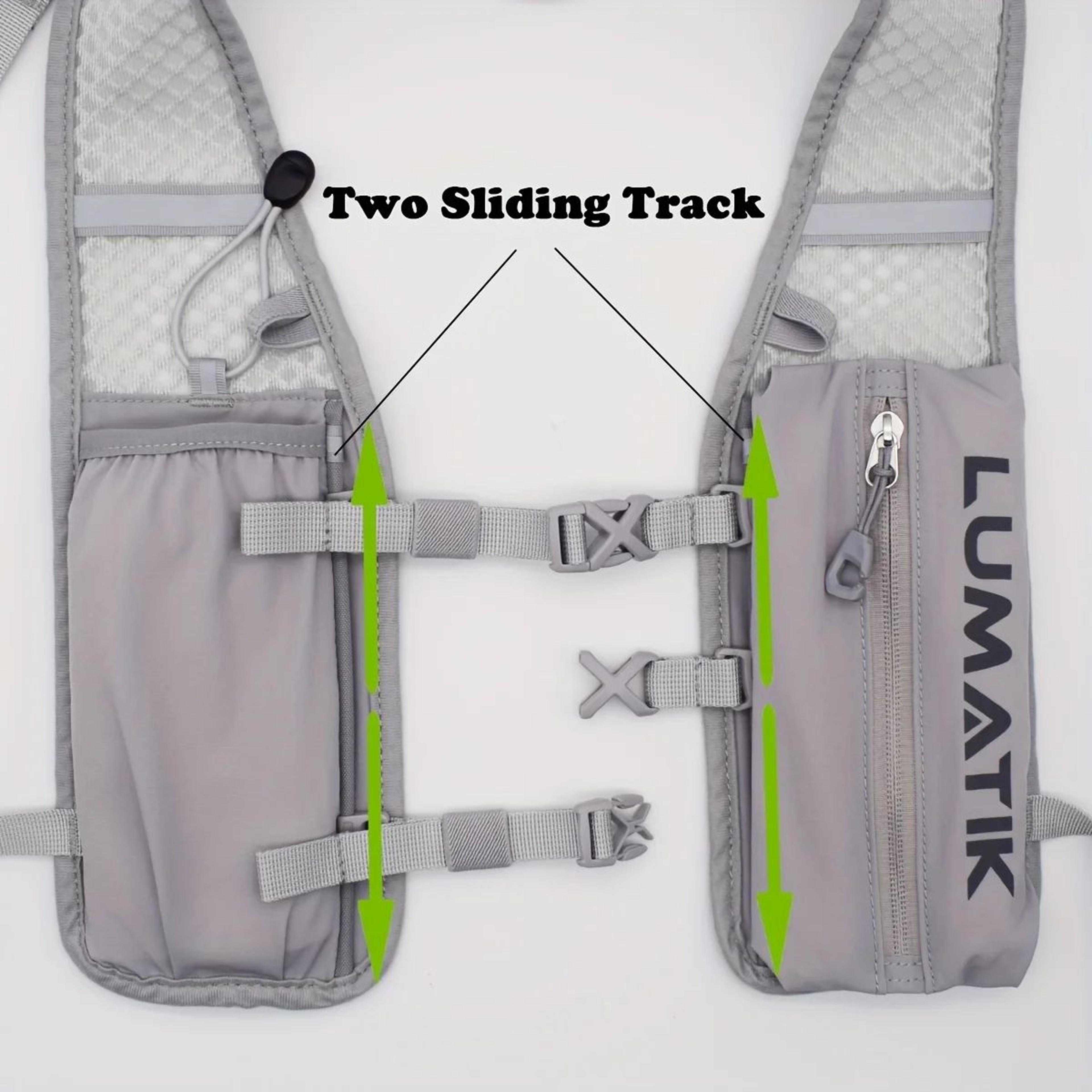 LUMATIK Ultralight Hydration Backpack  Breathable Water Pack For Trail Running Cycling Hiking  Outd 4
