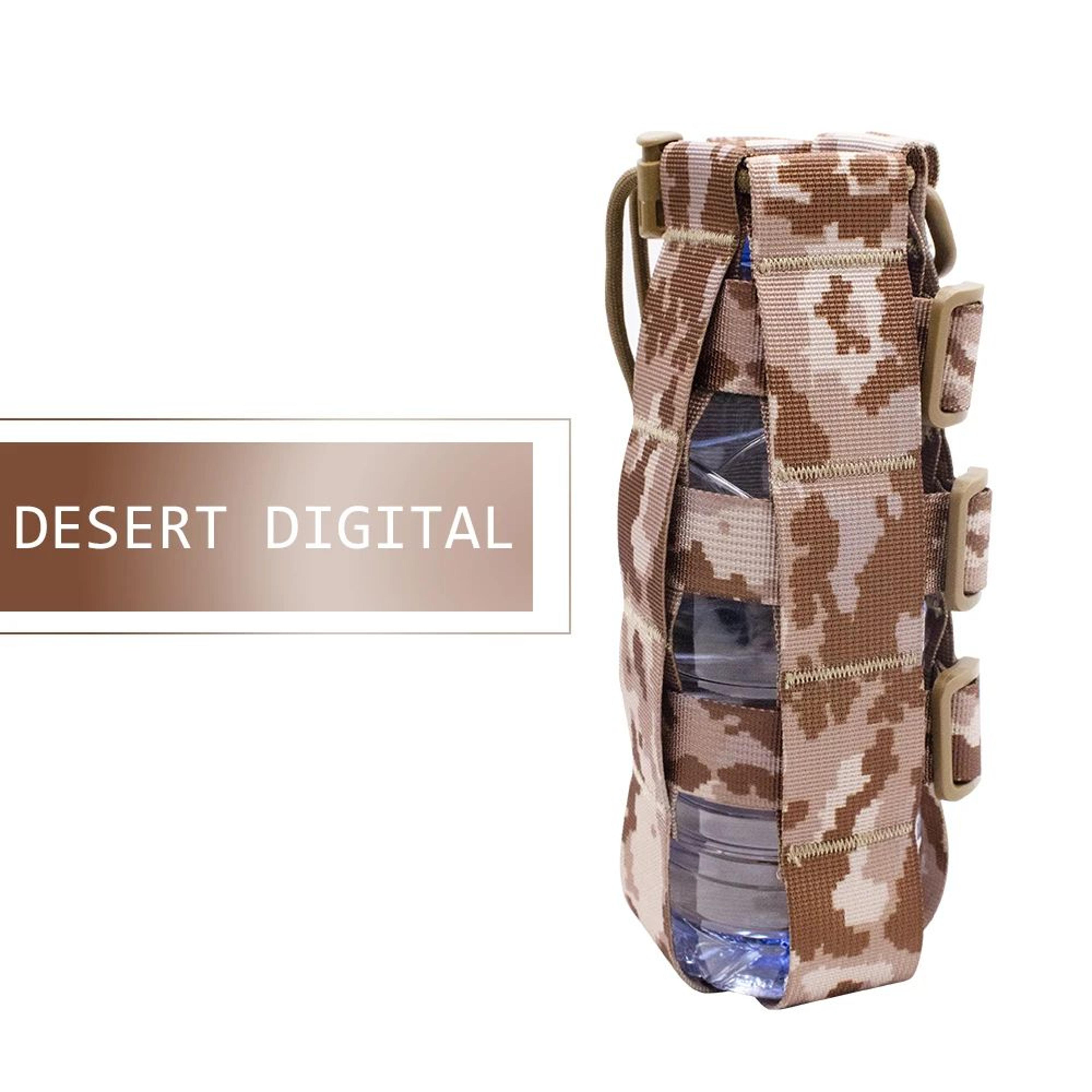 15 L Molle Water Bottle Pouch Bag  Portable Tactical Kettle Carrier For Hiking Camping  Outdoor Tra 6