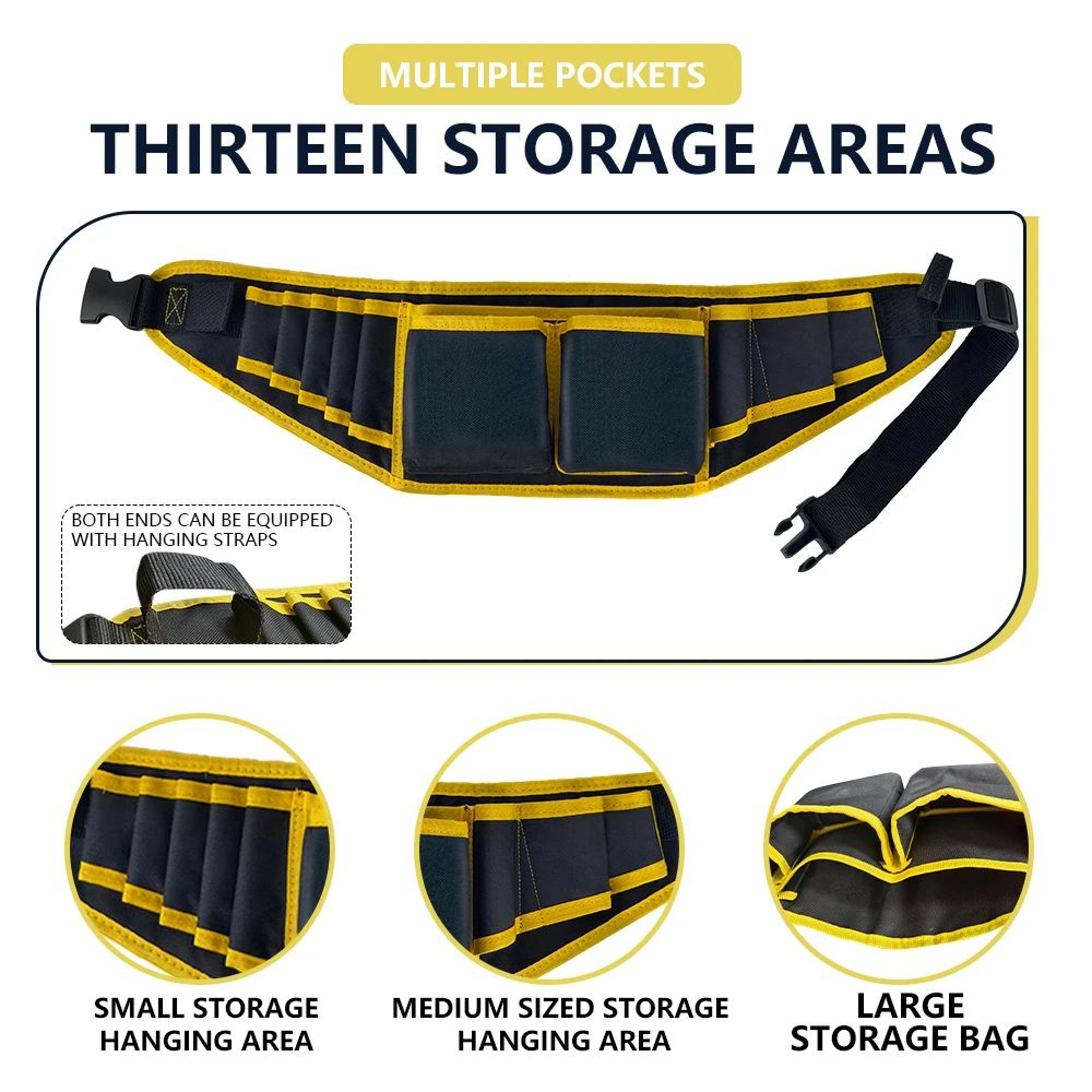 Waterproof Electrician Tool Belt Pouch  Oxford Cloth Waist Bag For Screwdrivers Drills  Tool Organi 1