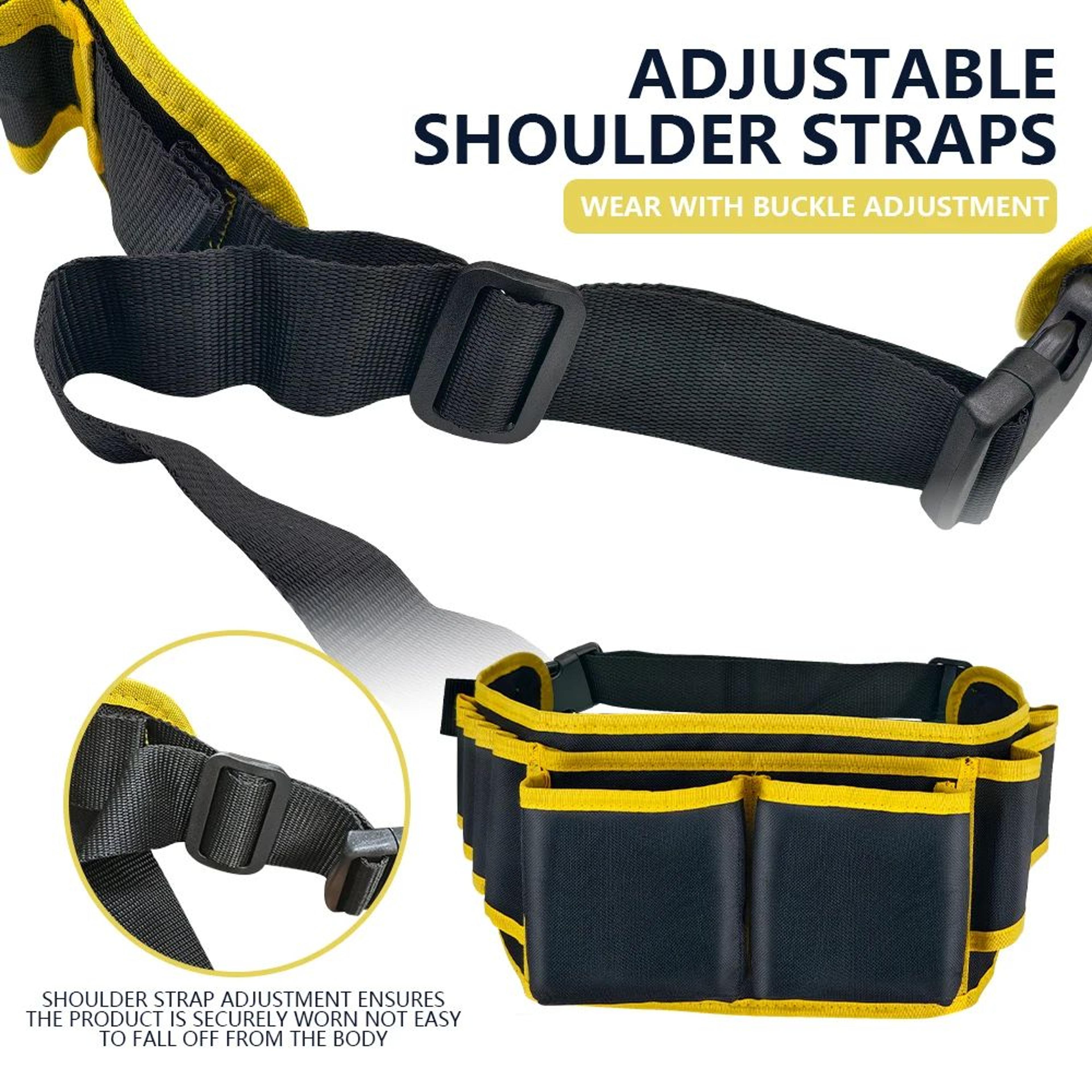 Waterproof Electrician Tool Belt Pouch  Oxford Cloth Waist Bag For Screwdrivers Drills  Tool Organi 5