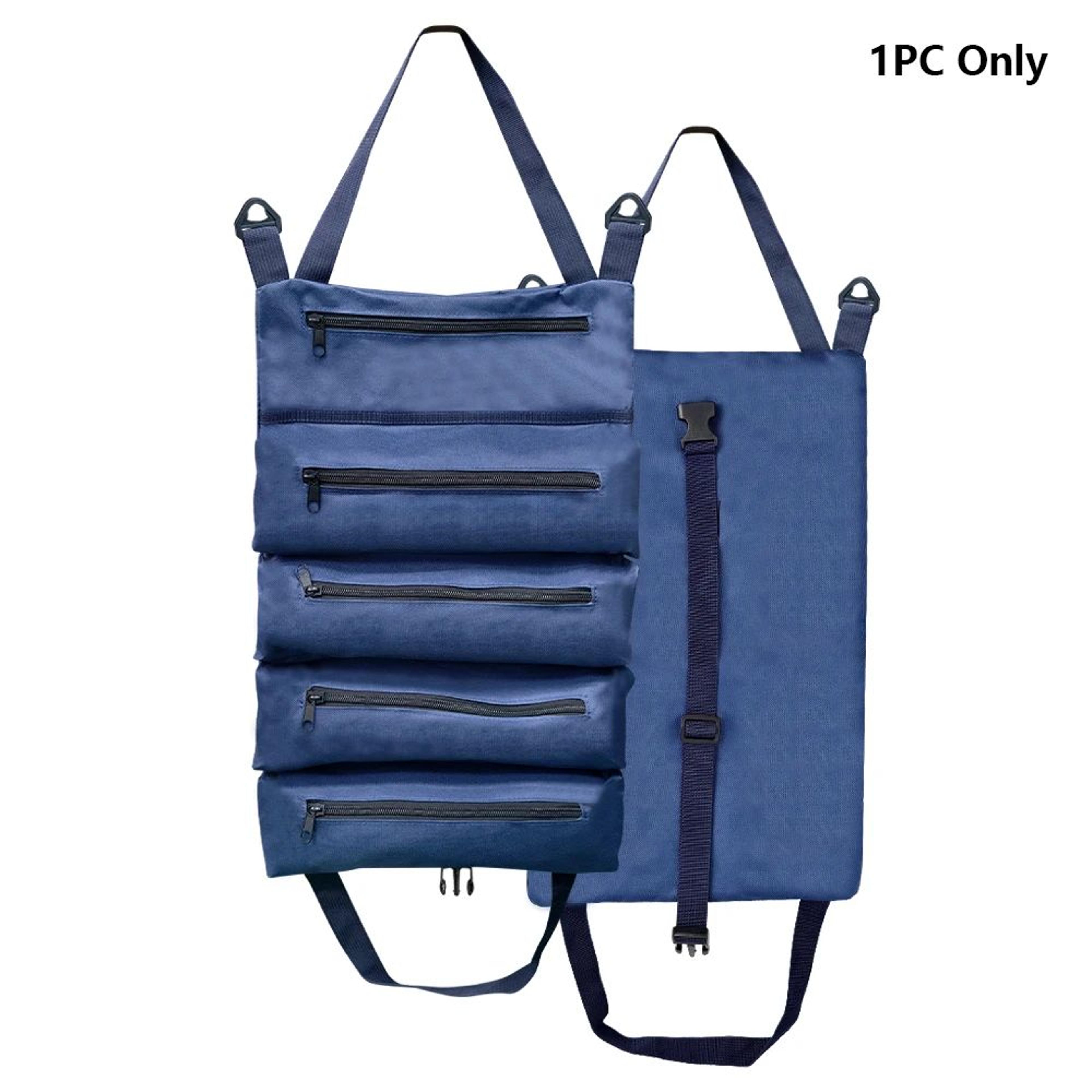 Multifunctional Oxford Cloth RollUp Tool Bag  Detachable Tool Storage Organizer For Workers Enginee 9