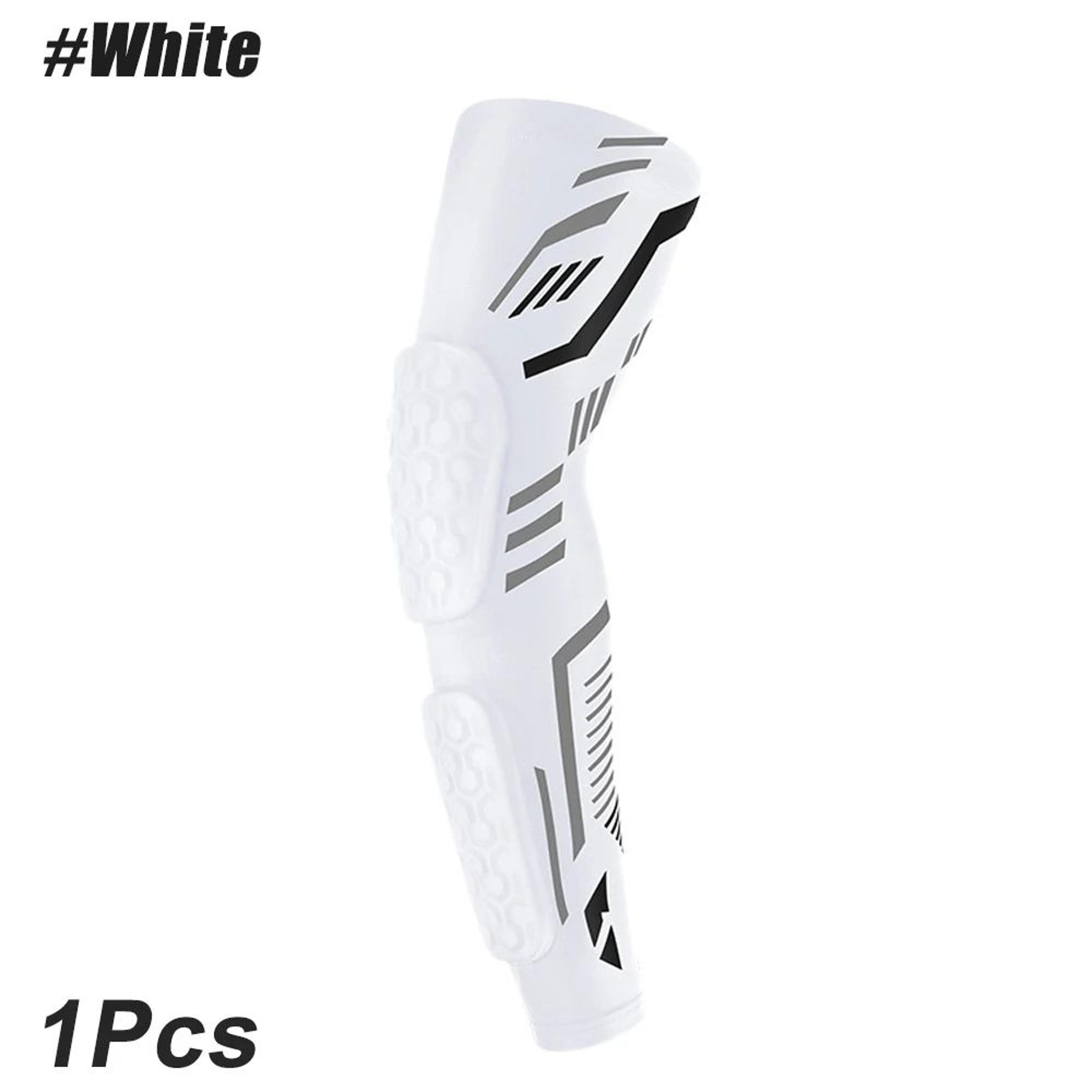 1pc Sports Padded Compression Arm Sleeve With EVA Elbow Pad  UV Protection Arm Guard For Basketball