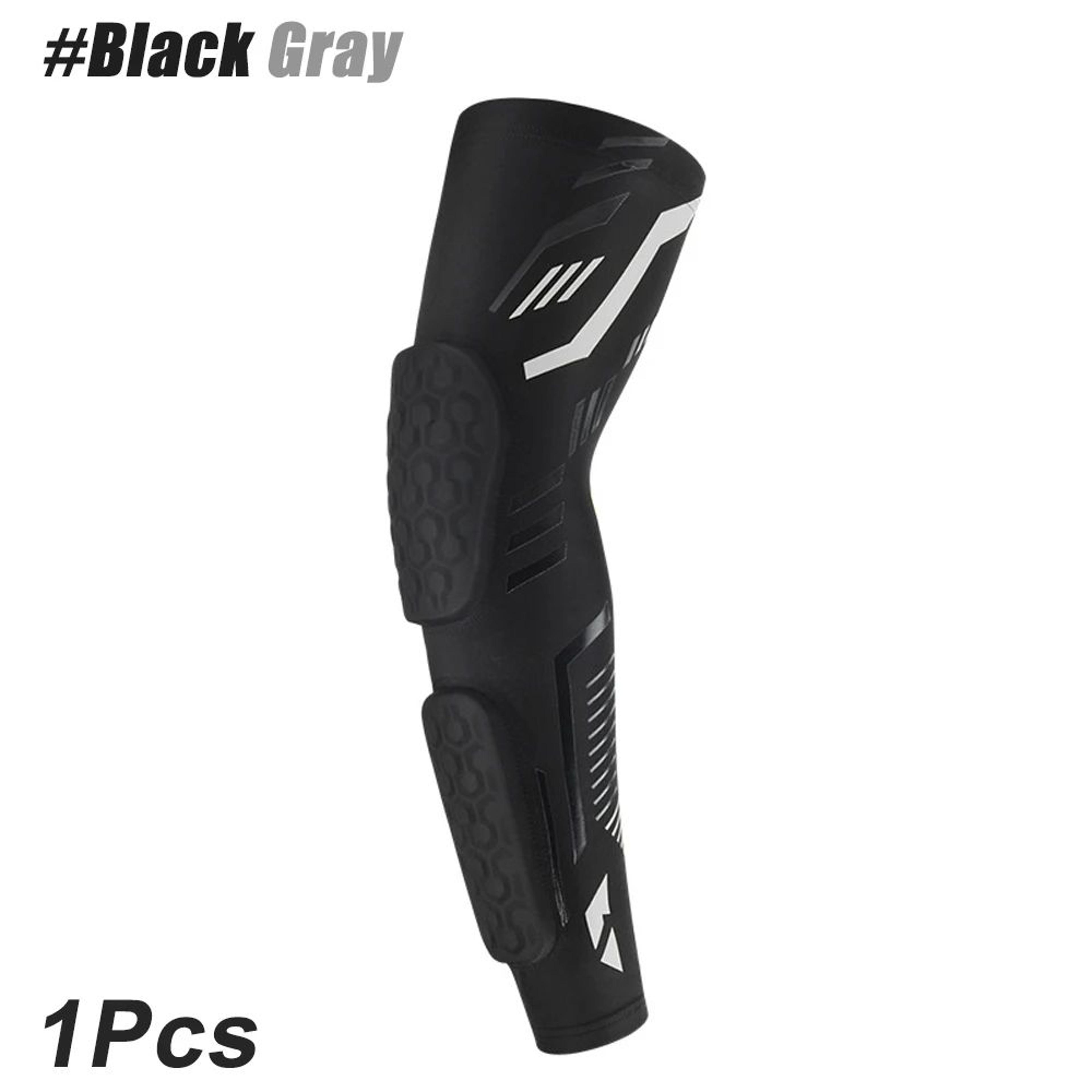 1pc Sports Padded Compression Arm Sleeve With EVA Elbow Pad  UV Protection Arm Guard For Basketball
