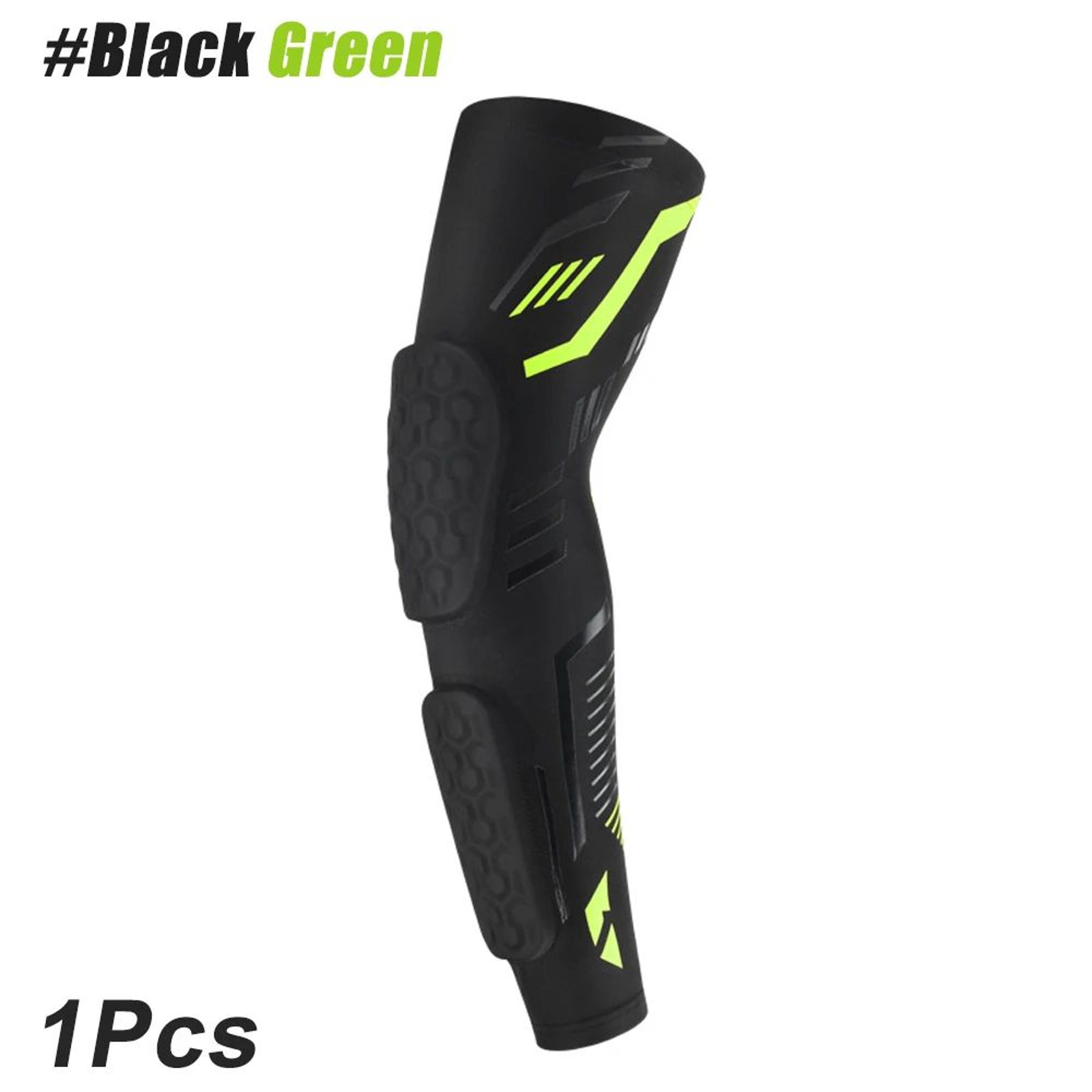 1pc Sports Padded Compression Arm Sleeve With EVA Elbow Pad  UV Protection Arm Guard For Basketball