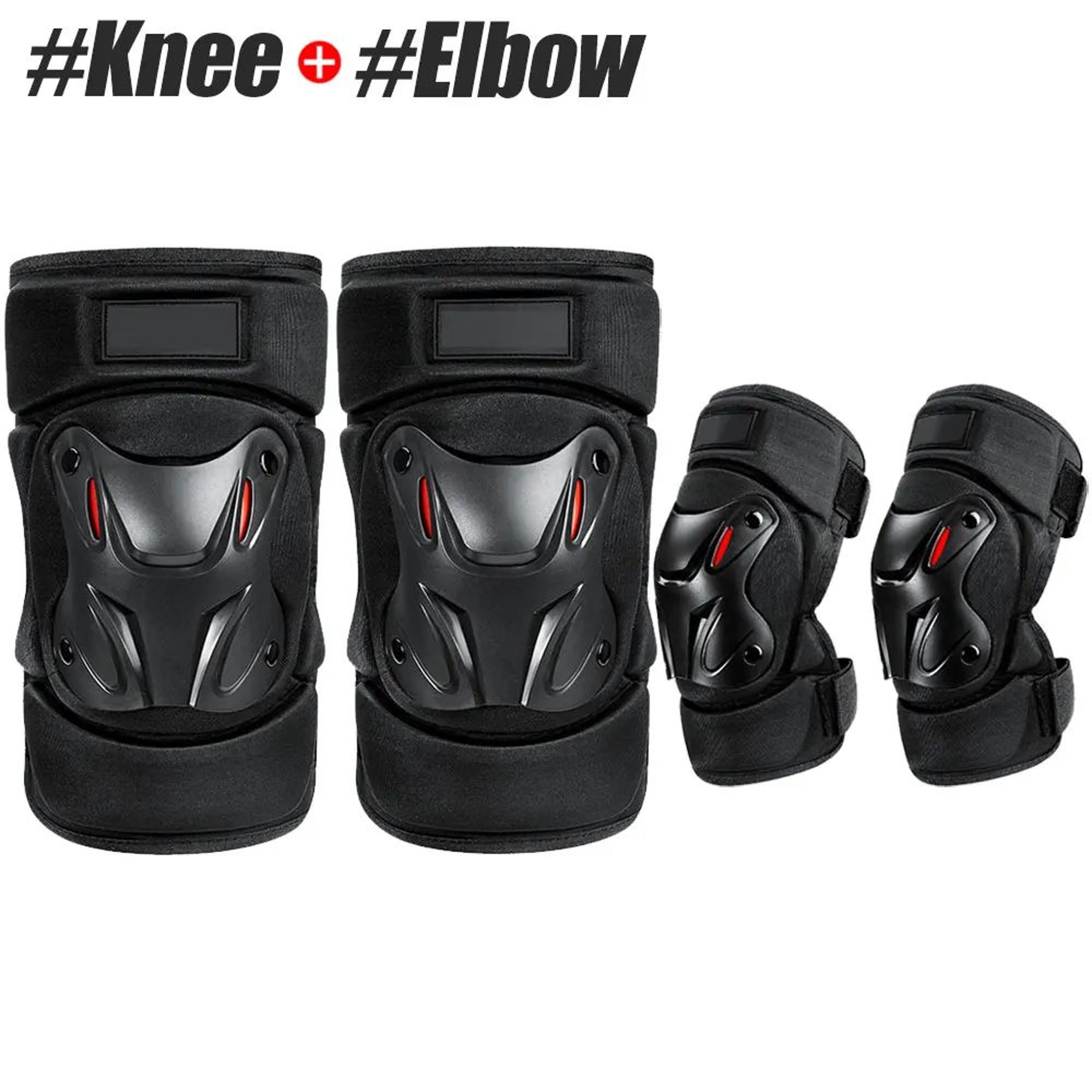 1 Pair Knee  Elbow Protection Pads  Shock Absorption Safety Braces For Motorcycle Cycling  Outdoor  7