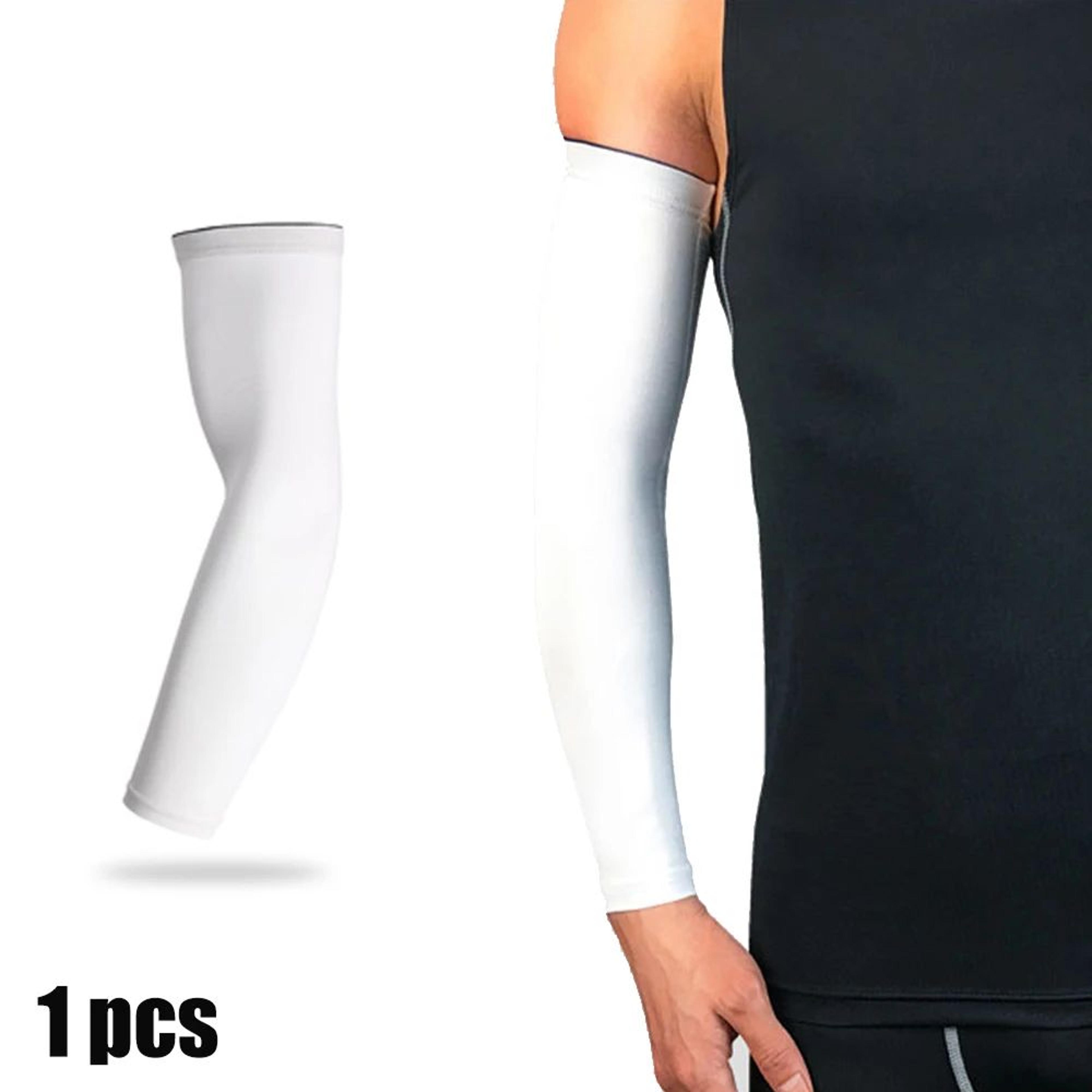 1pc Cooling Sports Arm Sleeve  UV Protection Compression Arm Warmer For Basketball Cycling Running