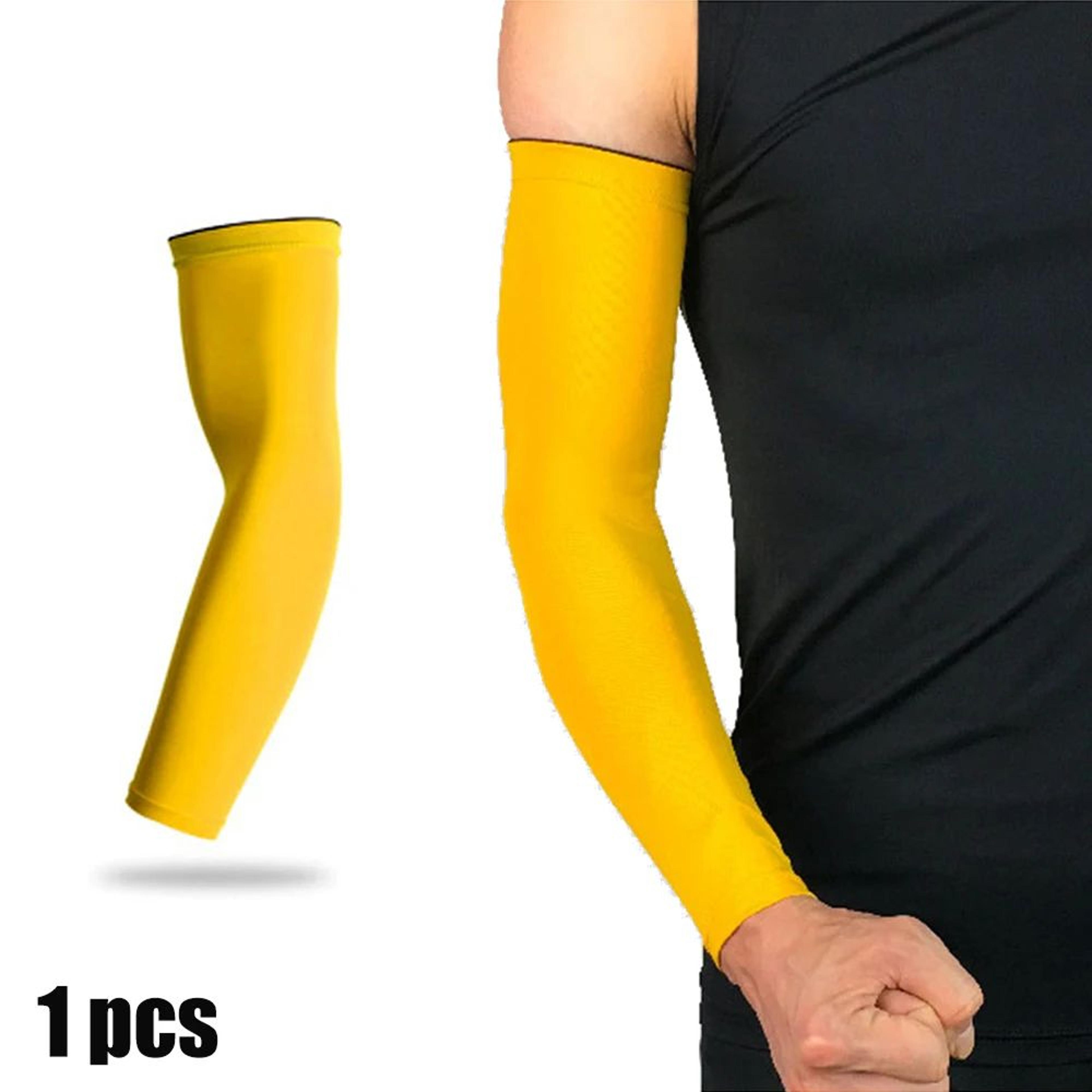 1pc Cooling Sports Arm Sleeve  UV Protection Compression Arm Warmer For Basketball Cycling Running