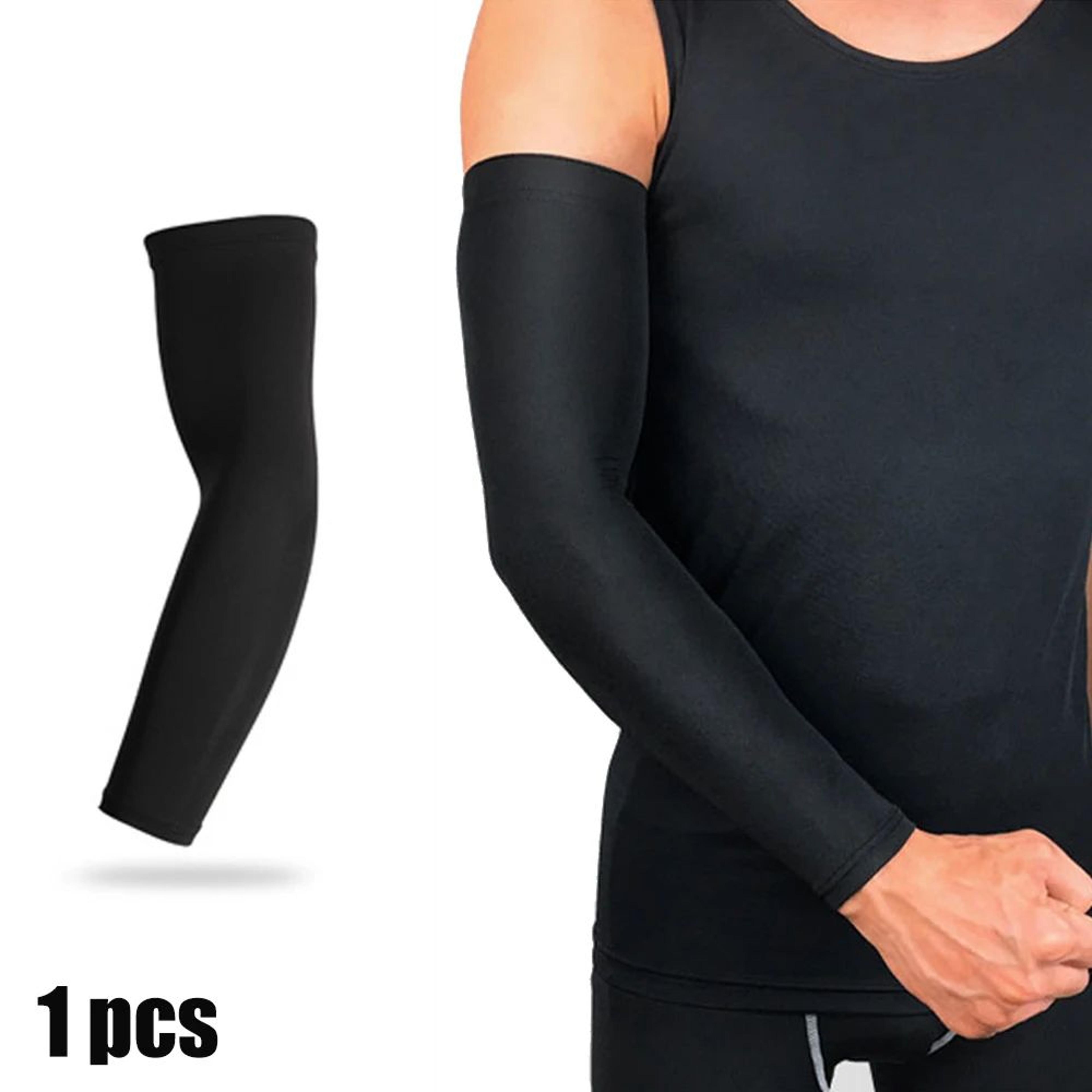 1pc Cooling Sports Arm Sleeve  UV Protection Compression Arm Warmer For Basketball Cycling Running