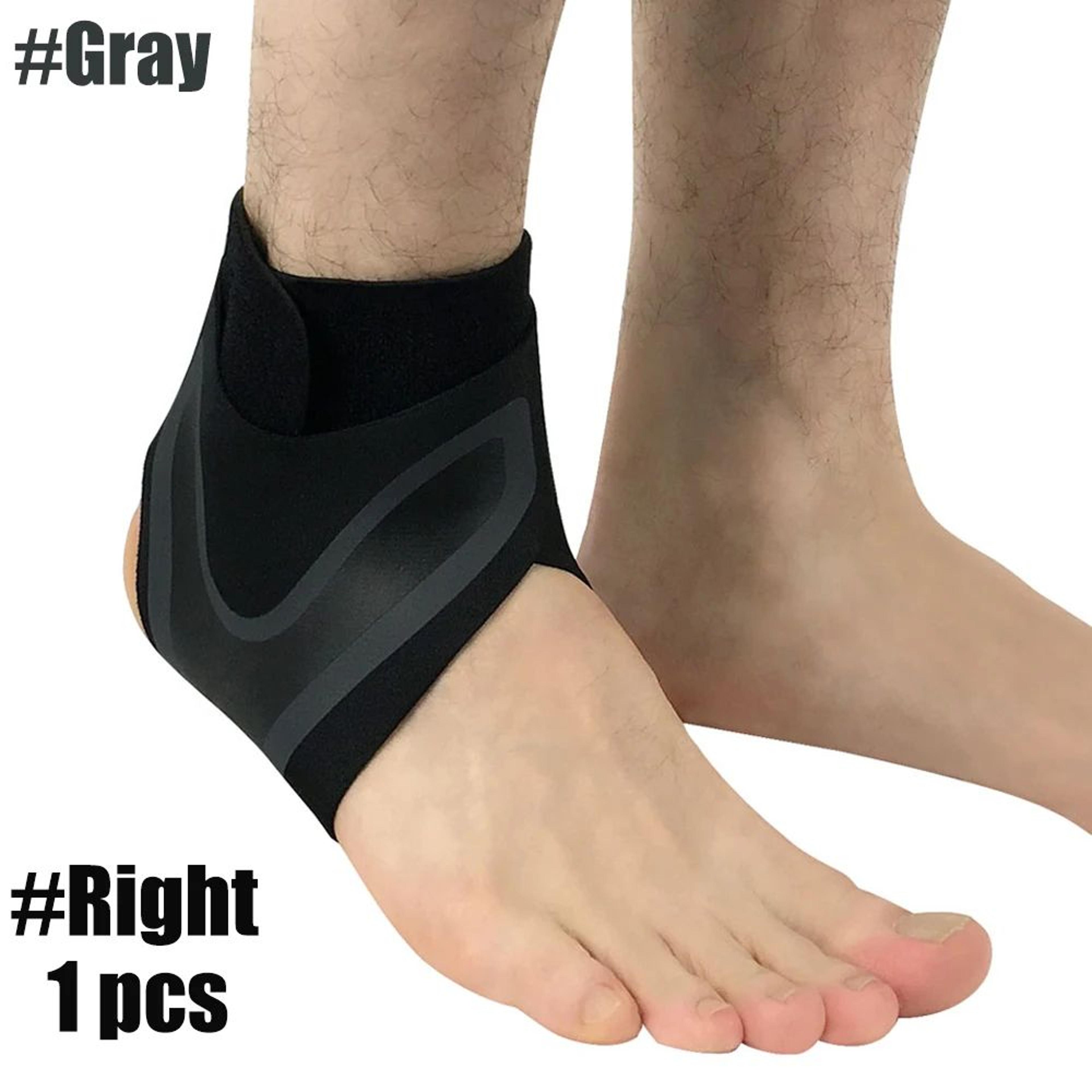 1pc Adjustable Ankle Compression Sleeve Support  Anti Sprain Foot Brace For Running Sports  Heel Pr 6