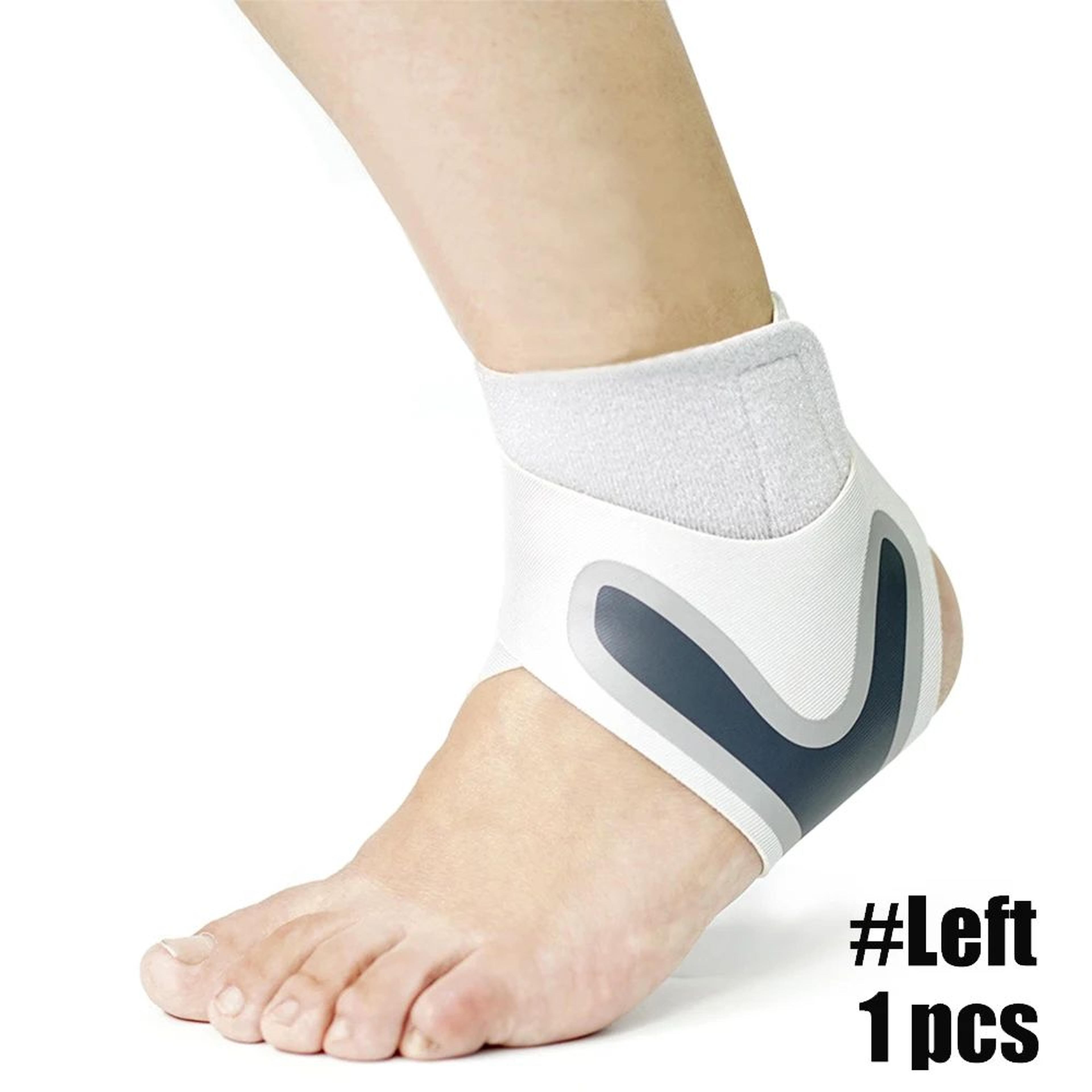 1pc Adjustable Ankle Compression Sleeve Support  Anti Sprain Foot Brace For Running Sports  Heel Pr 15