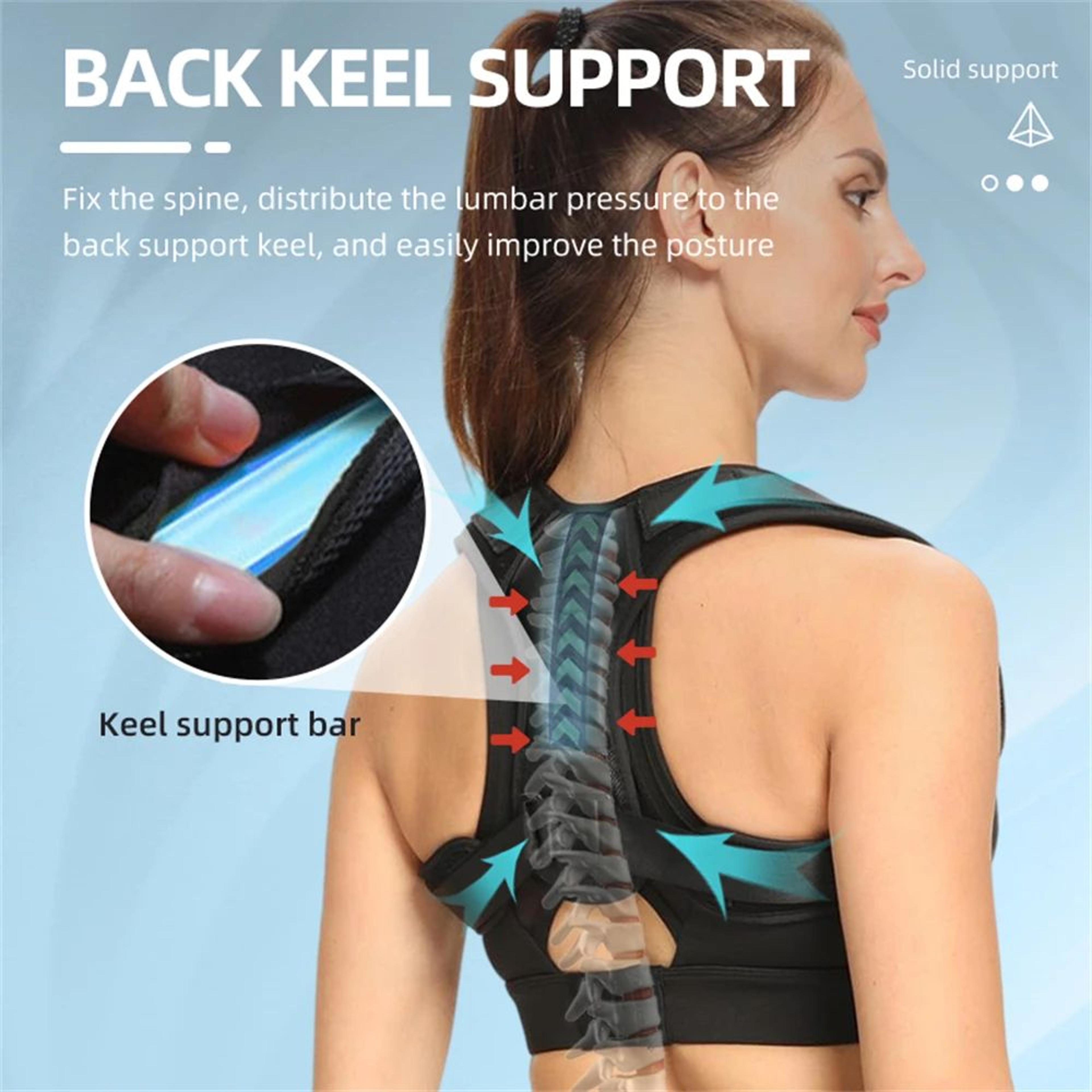 Adjustable Back Posture Corrector Belt  Shoulder  Spine Support Brace For Men  Women With 6 Sizes 2