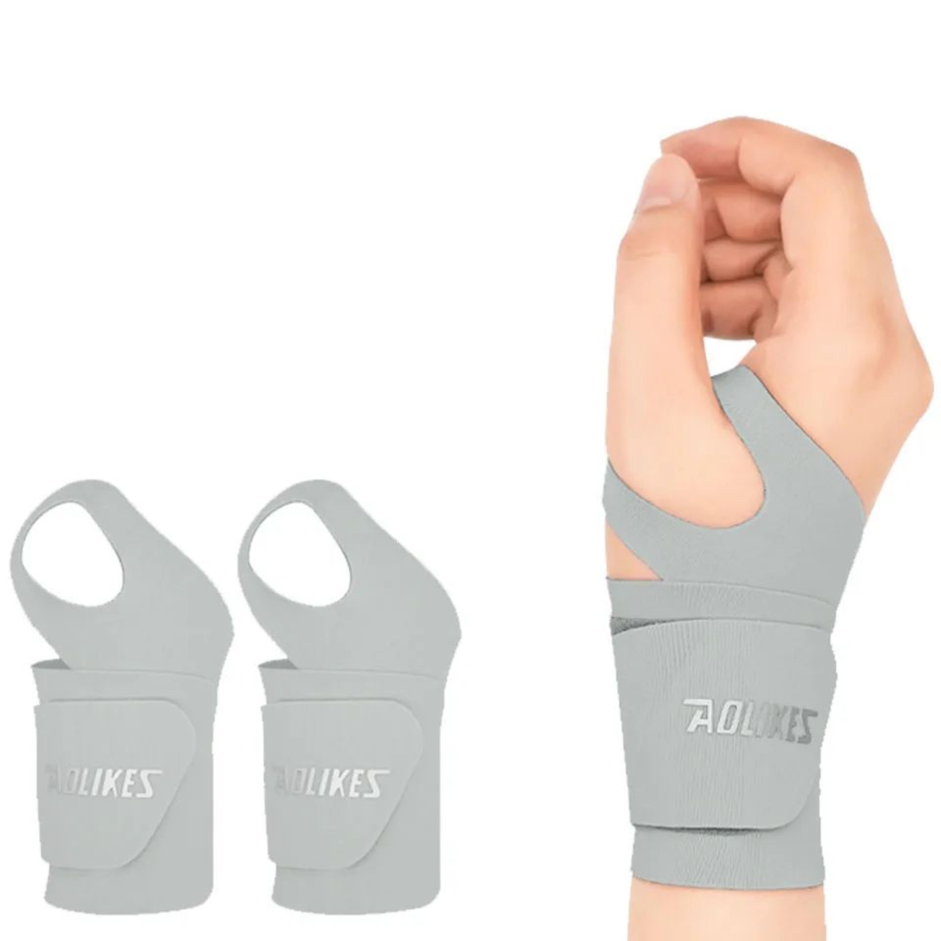 AOLIKES Ultra Thin Wrist Brace Wrap  Adjustable Wrist Support For Basketball Tennis Badminton  Fitn 10