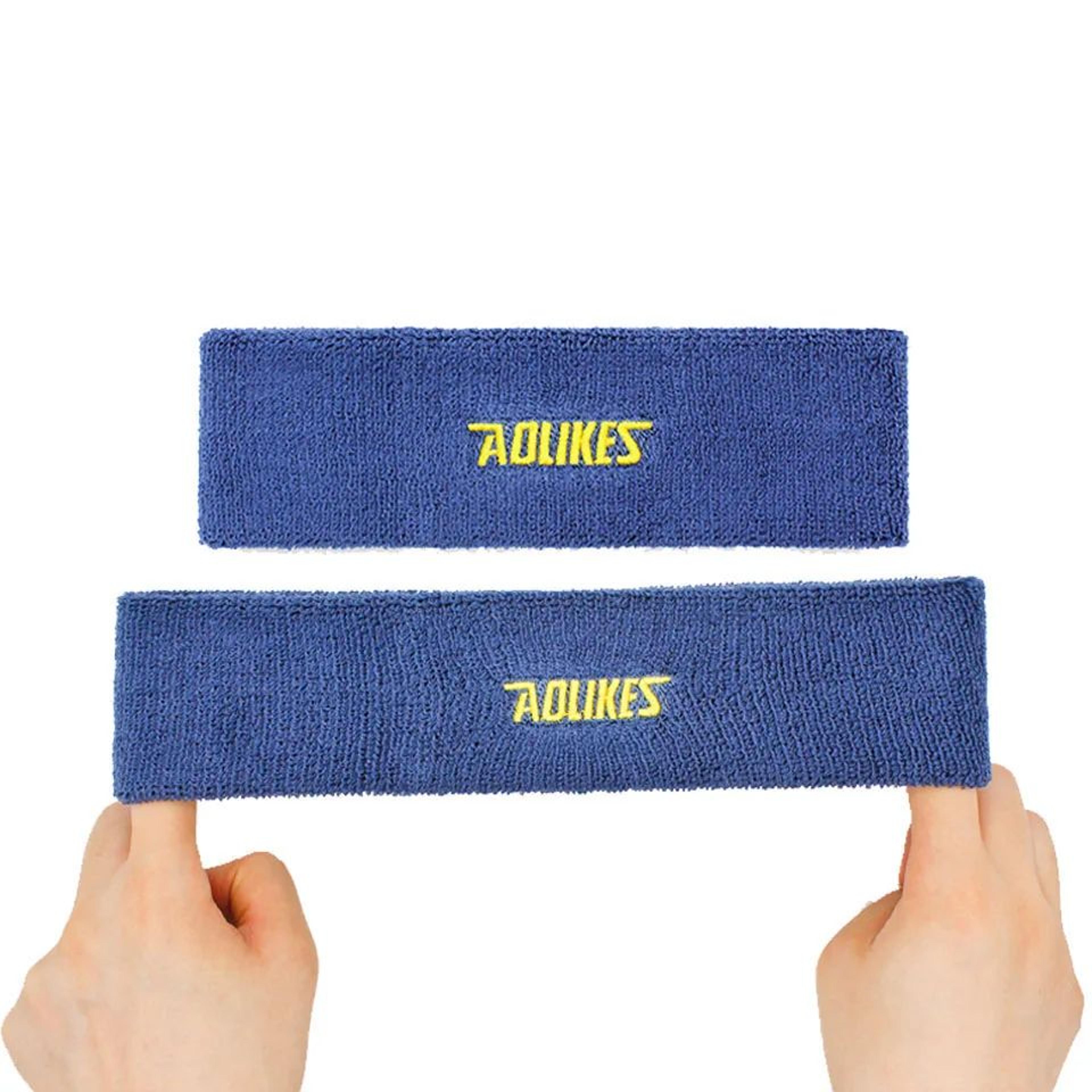 Cotton Sports Sweat Headband  Breathable SweatWicking Hair Band For Running Yoga Tennis  Basketball 3