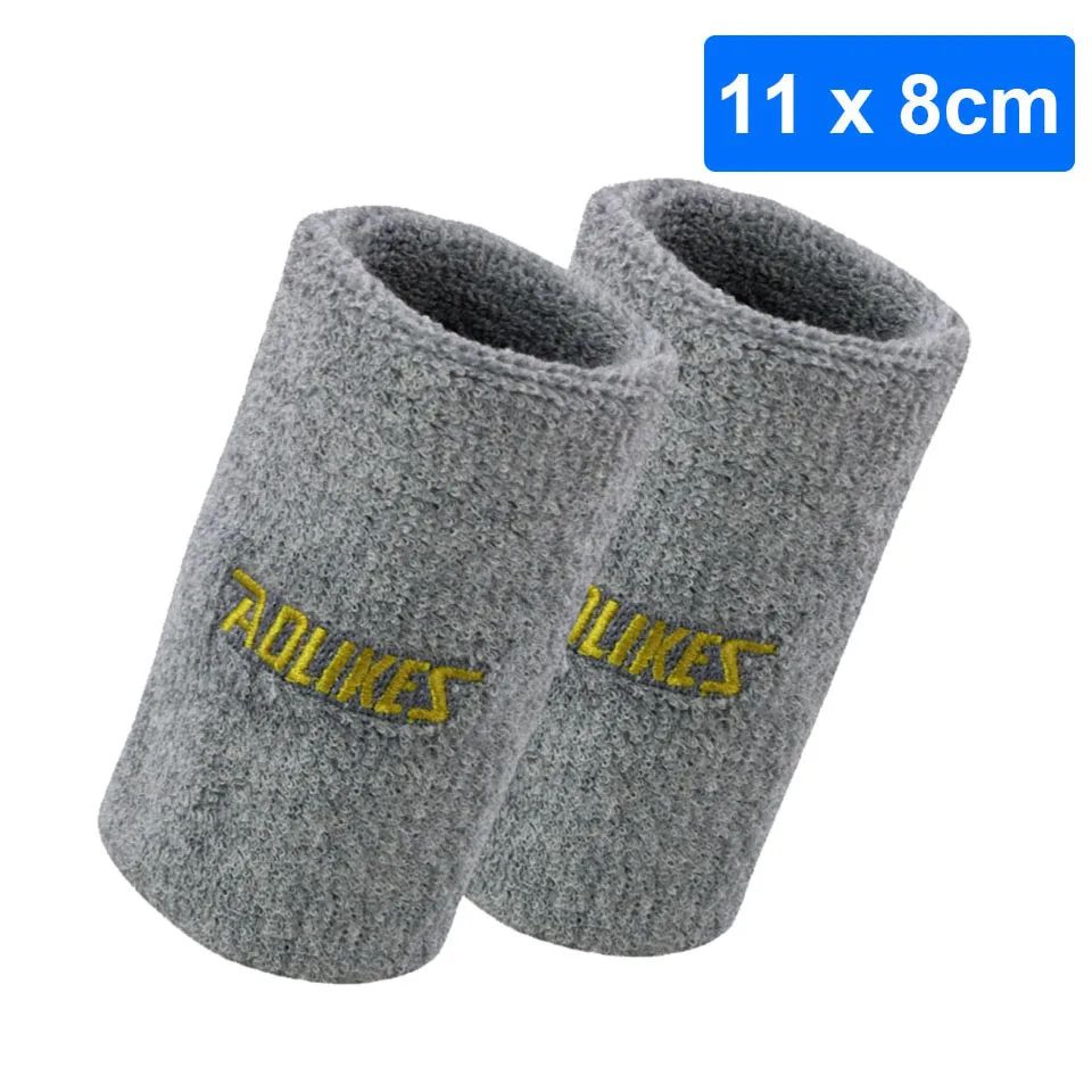 1 Pair Sports Wrist Sweatbands  Moisture Wicking Cotton Wristbands For Tennis Basketball Running  G 21