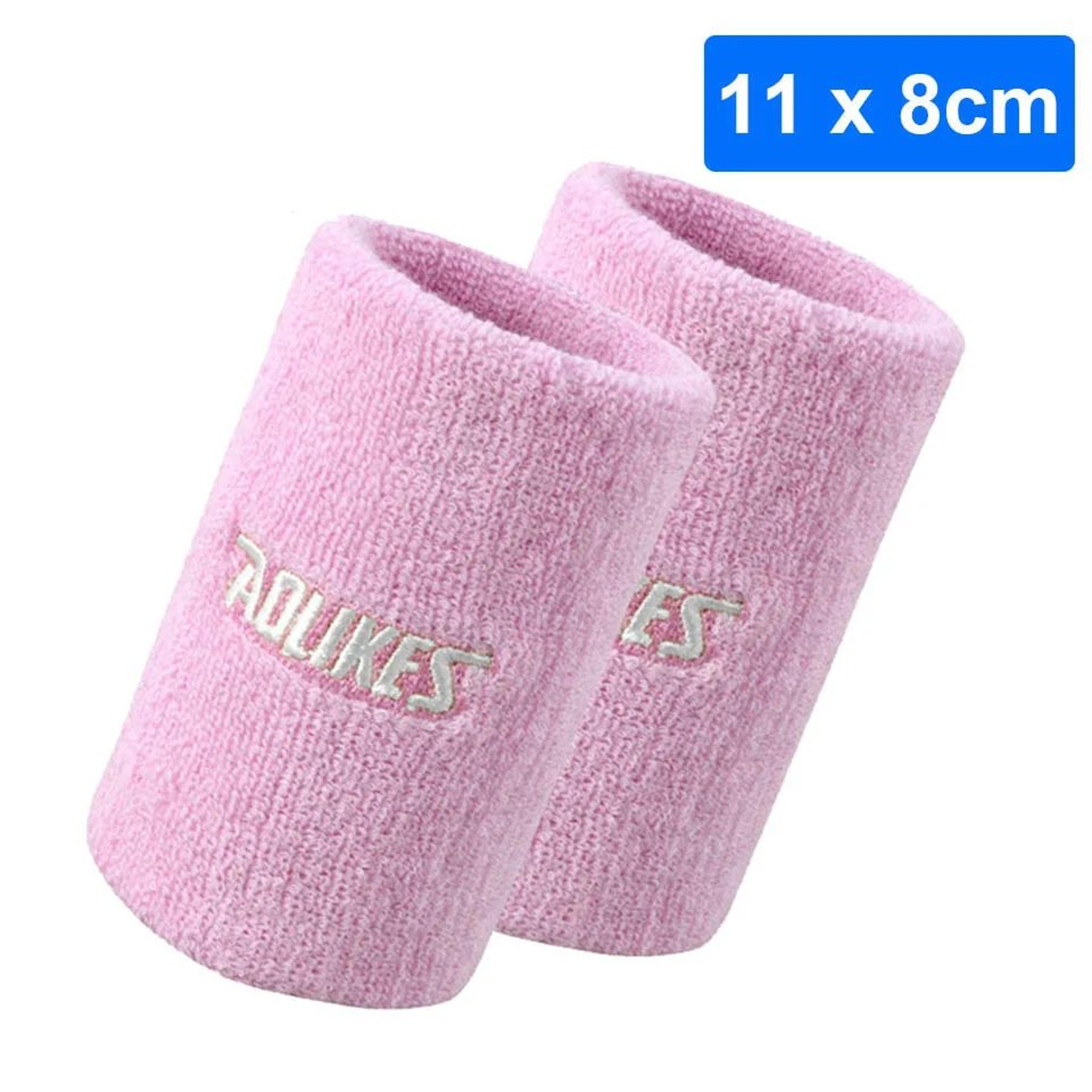 1 Pair Sports Wrist Sweatbands  Moisture Wicking Cotton Wristbands For Tennis Basketball Running  G 24