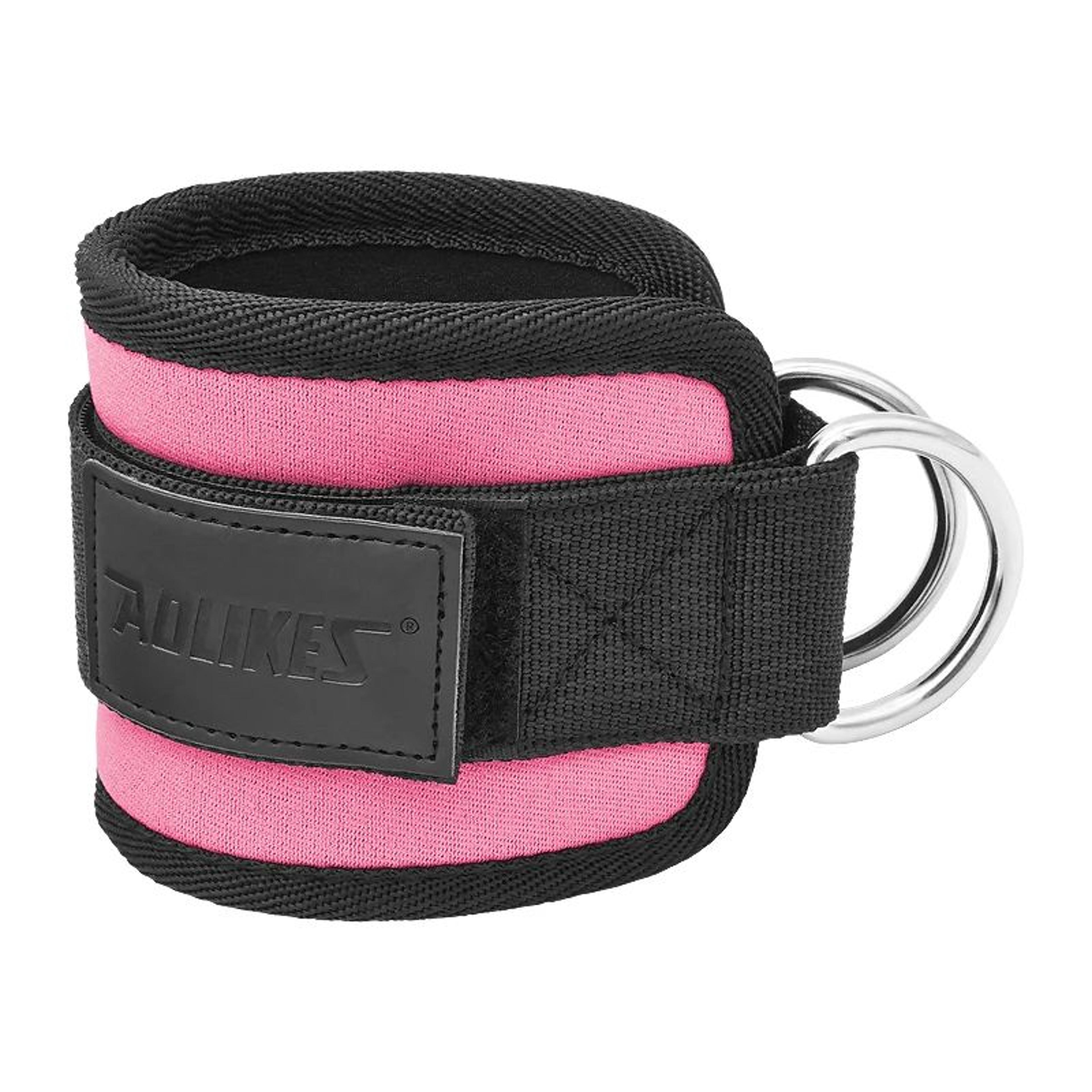 Adjustable Cable Ankle Straps Double DRing  Gym Ankle Cuffs For Glute Leg  Strength Training 12