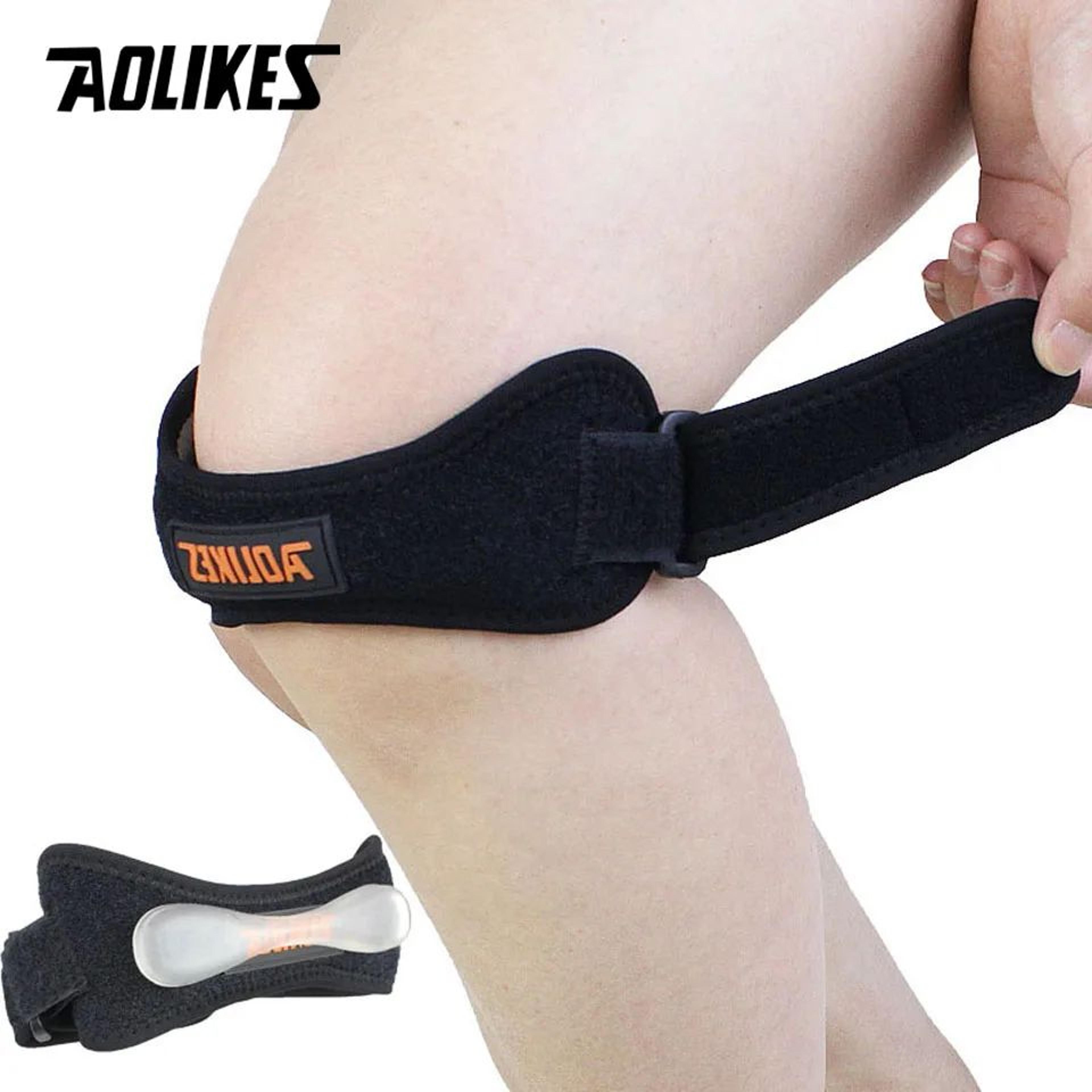1pc Sports Patella Knee Brace Strap  Adjustable Knee Support For Basketball Volleyball Running  Fit 7