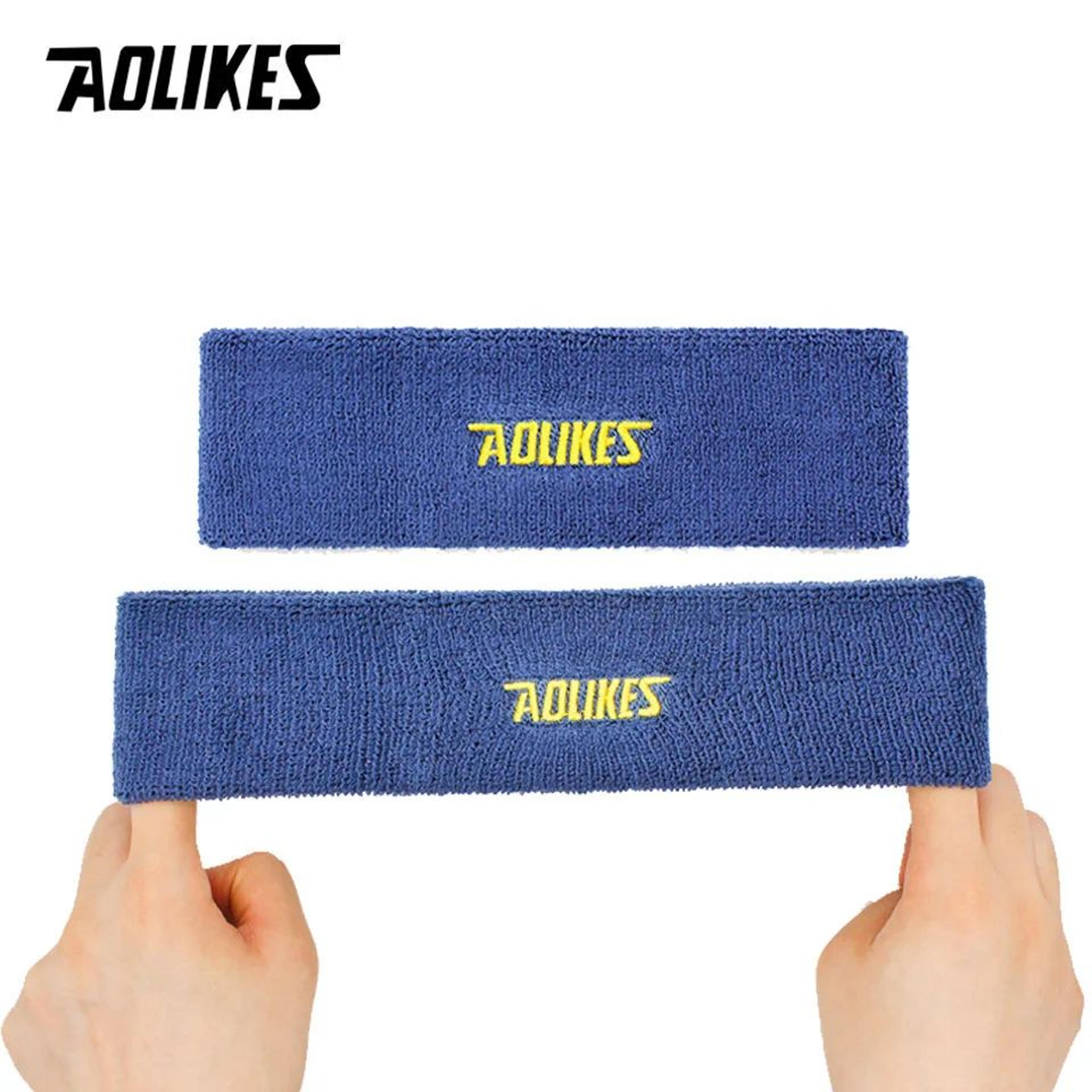 1pc Cotton Sports Sweat Headband  Breathable MoistureWicking Yoga Hair Band For Men  Women Workout  1