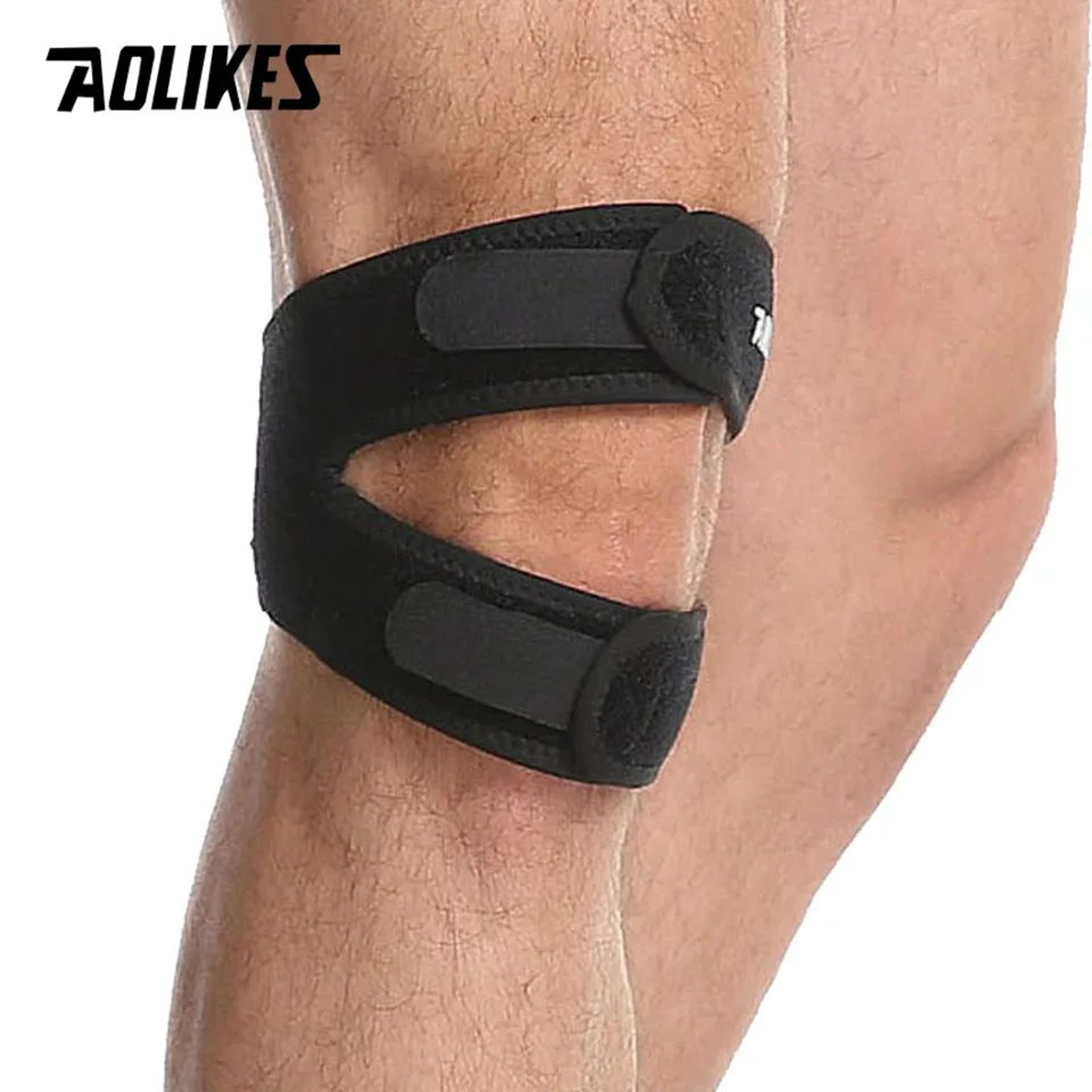 1pc Adjustable Knee Wrap Brace  Compression Knee Support Sleeve For Basketball Tennis Cycling  Join 2