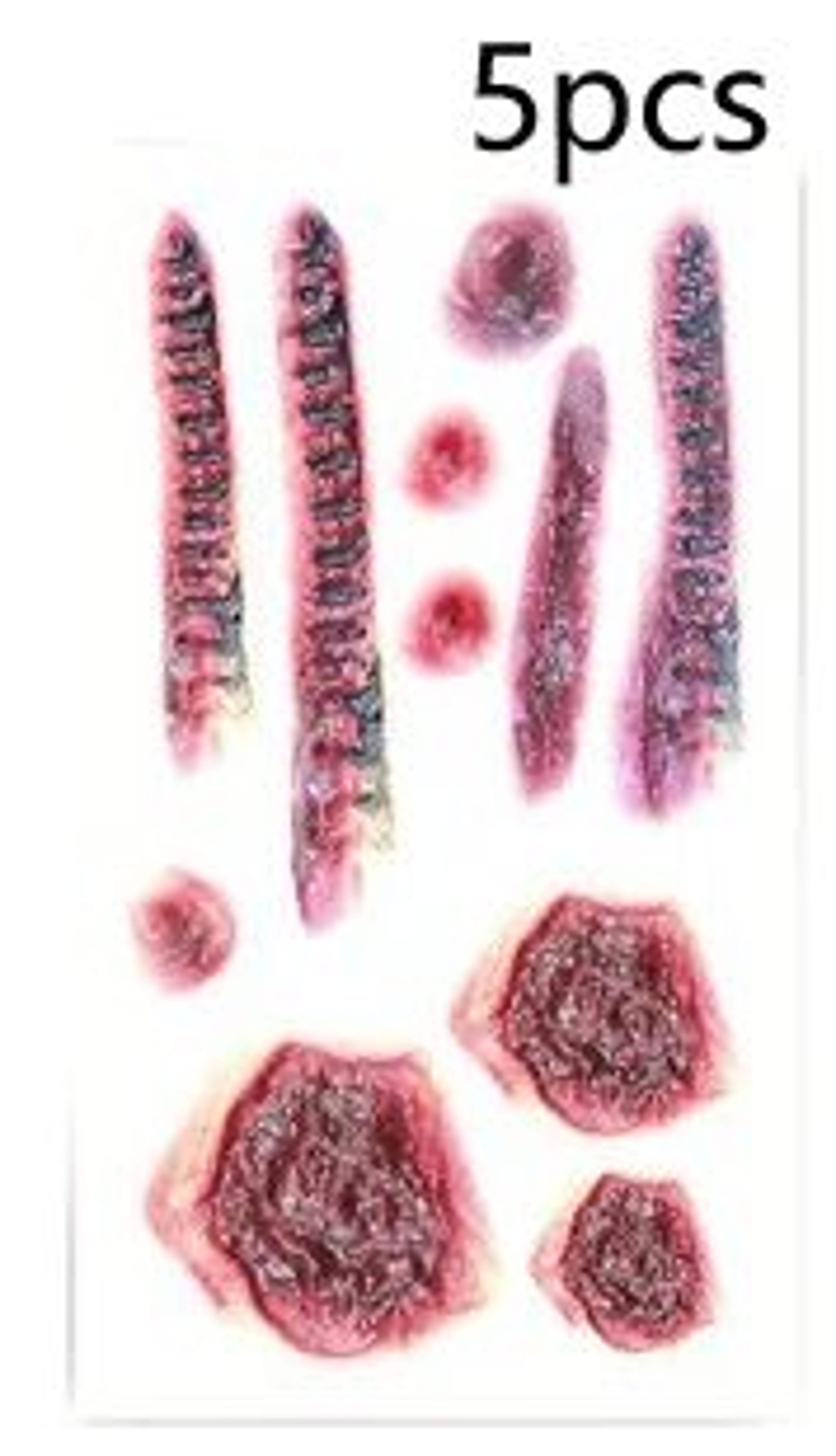 510pcs Halloween Scar Temporary Tattoo Stickers  Waterproof Fake Blood Wound Tattoos For Cosplay  P 6