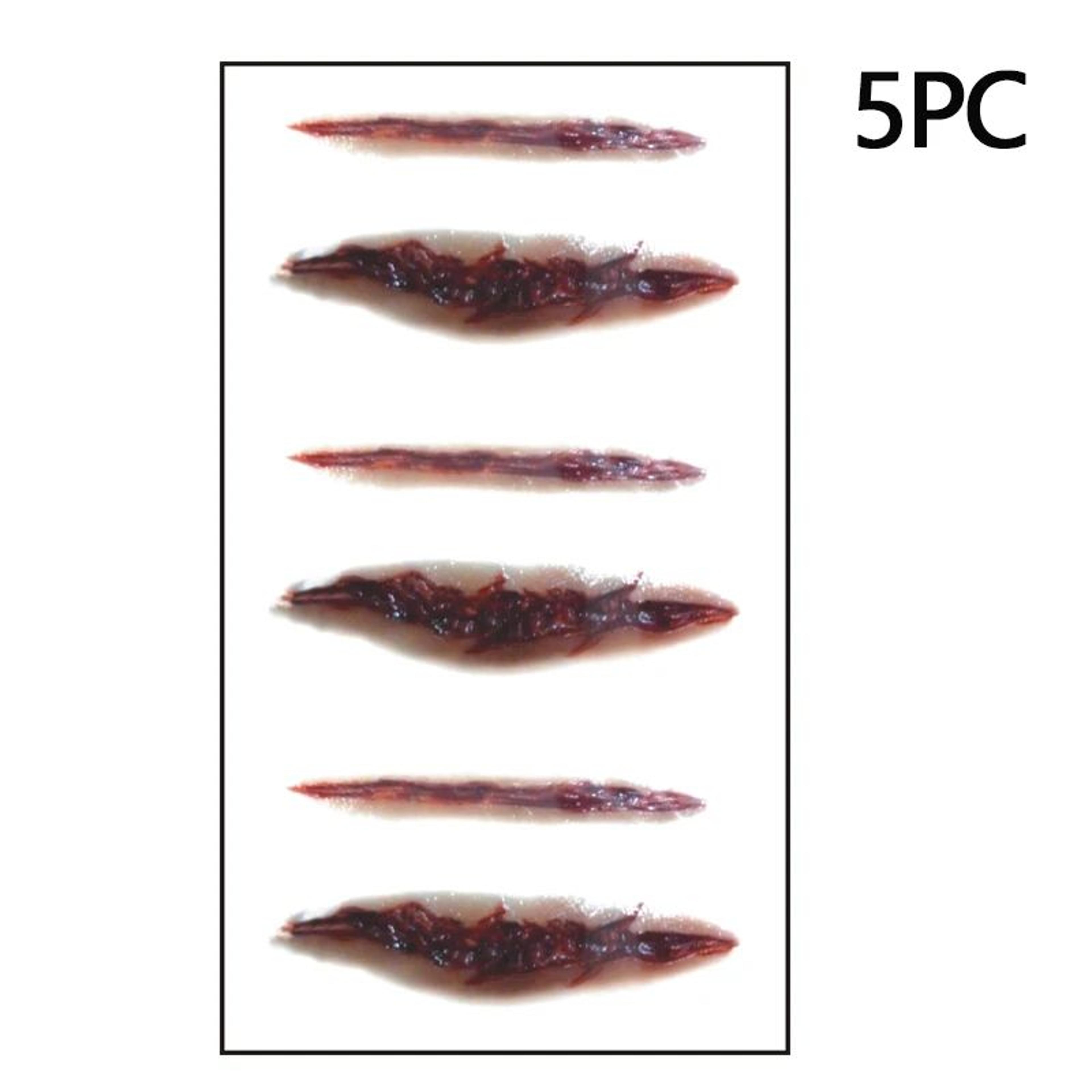 510pcs Halloween Scar Temporary Tattoo Stickers  Waterproof Fake Blood Wound Tattoos For Cosplay  P 11
