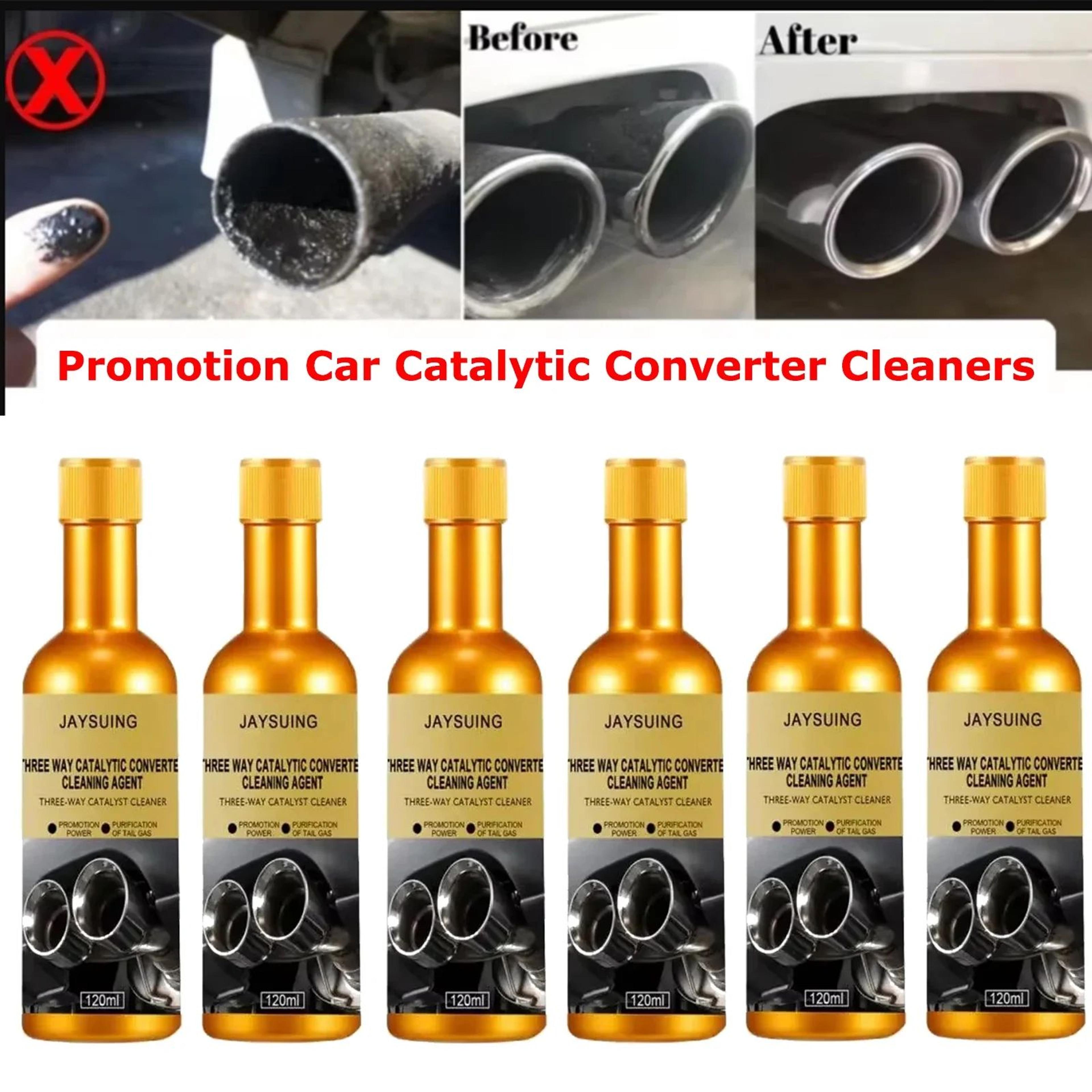 catalytic converter cleaner reduce emissions, help clear check engine light, improve performance & fuel economy