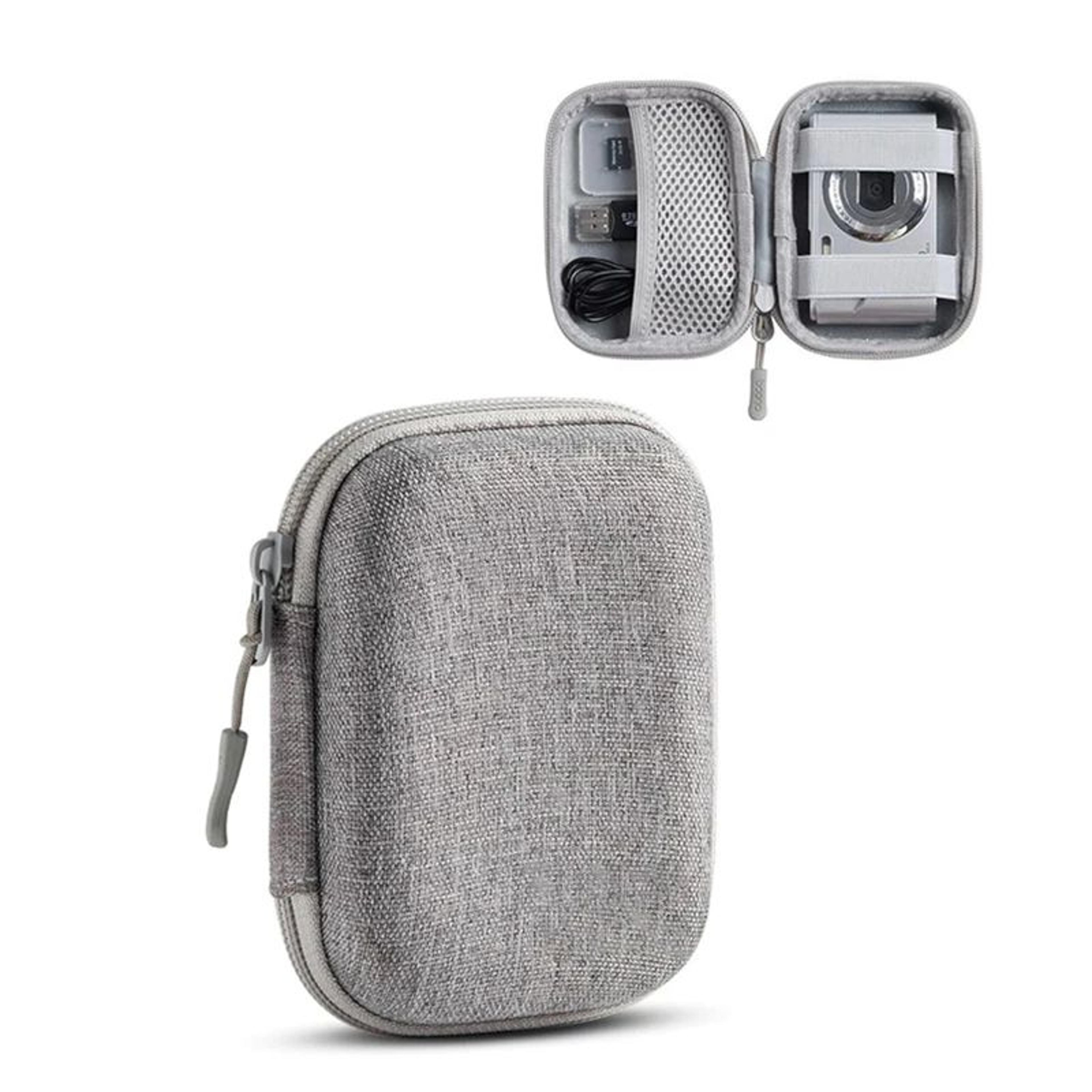 compact digital camera case – eva travel storage holder for kodak pixpro fz45/fz55, canon ixus, camkory & more