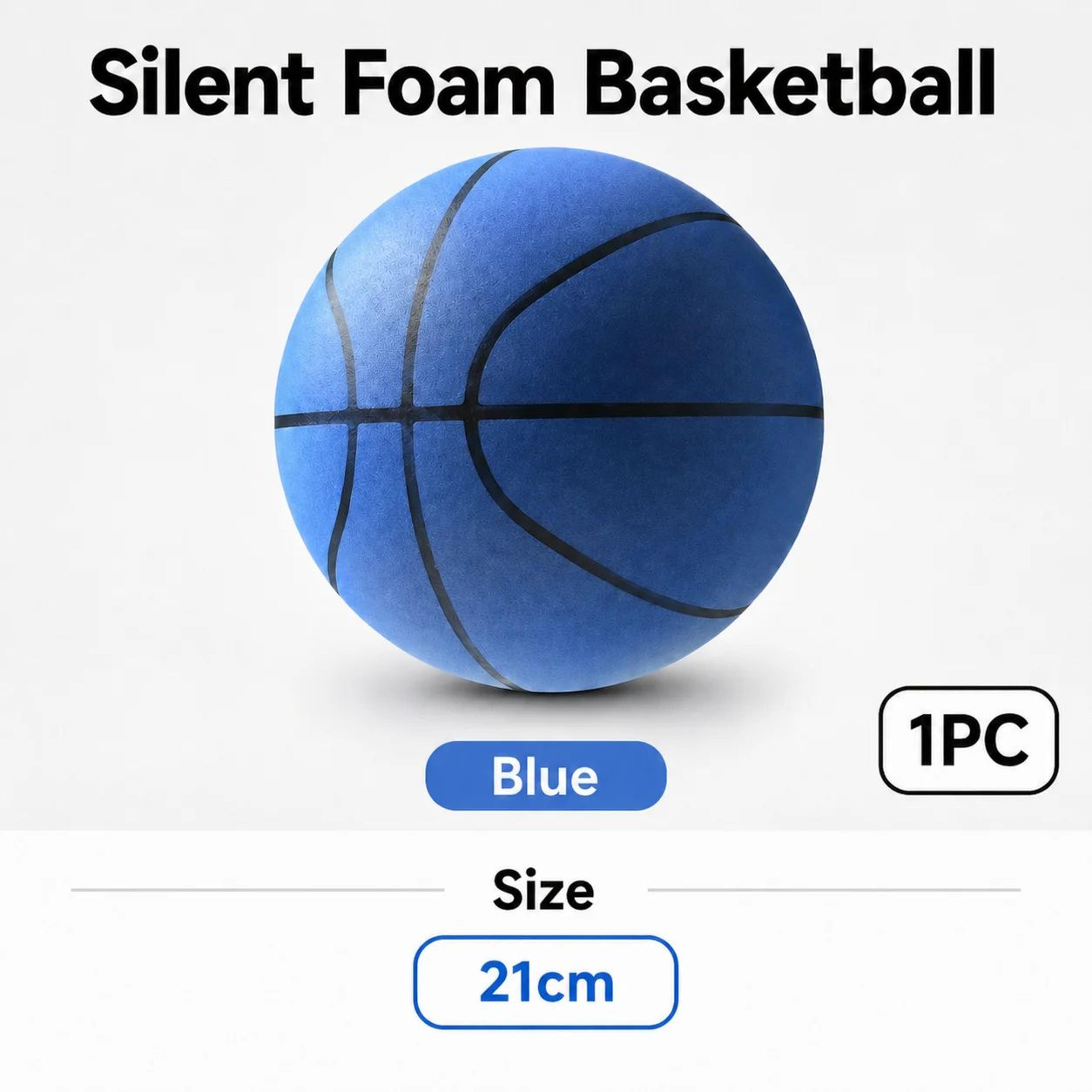 Silent Foam Basketball  High Bounce Noiseless Indoor Training Ball For Dribbling Practice Sizes 3 5 13