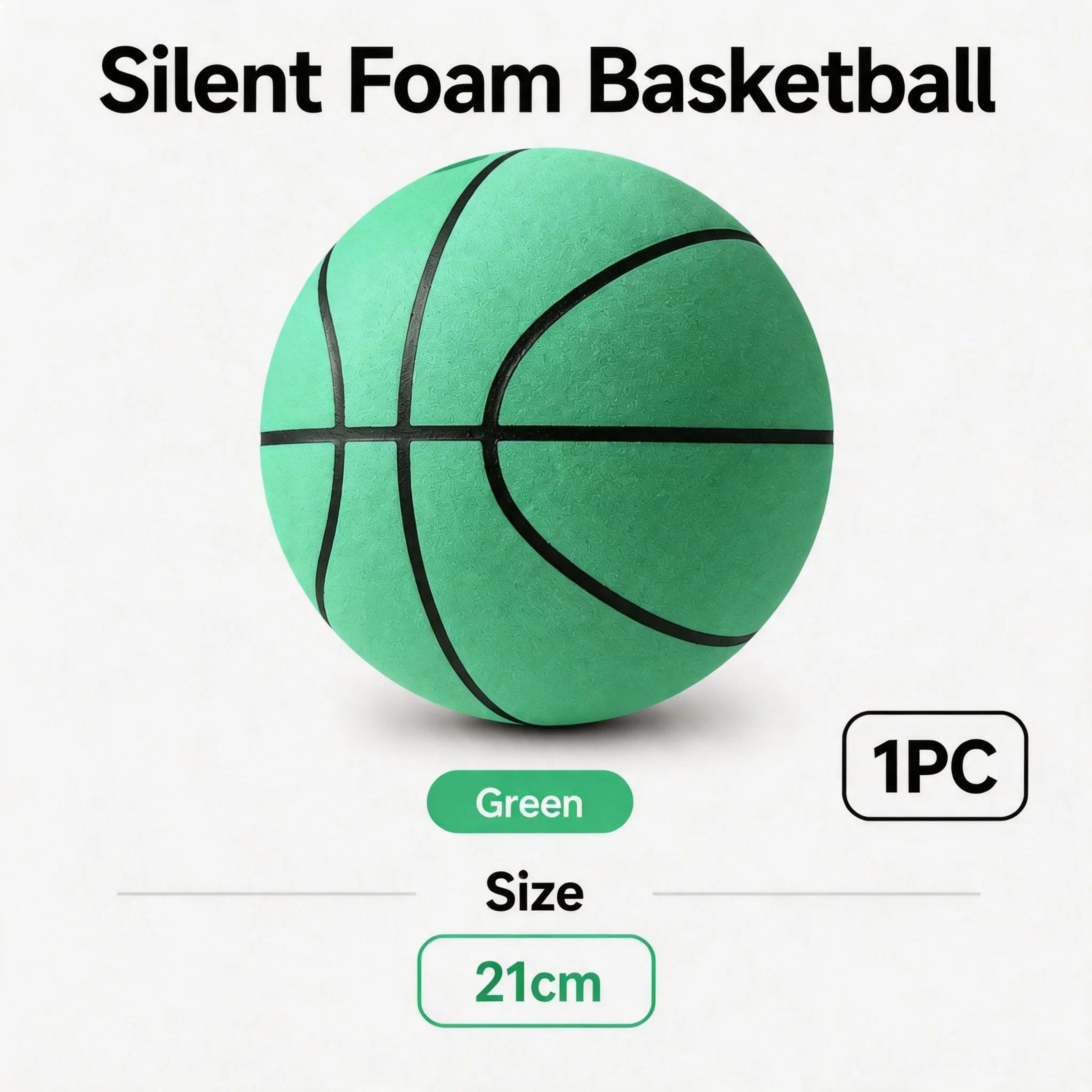 Silent Foam Basketball  High Bounce Noiseless Indoor Training Ball For Dribbling Practice Sizes 3 5 16