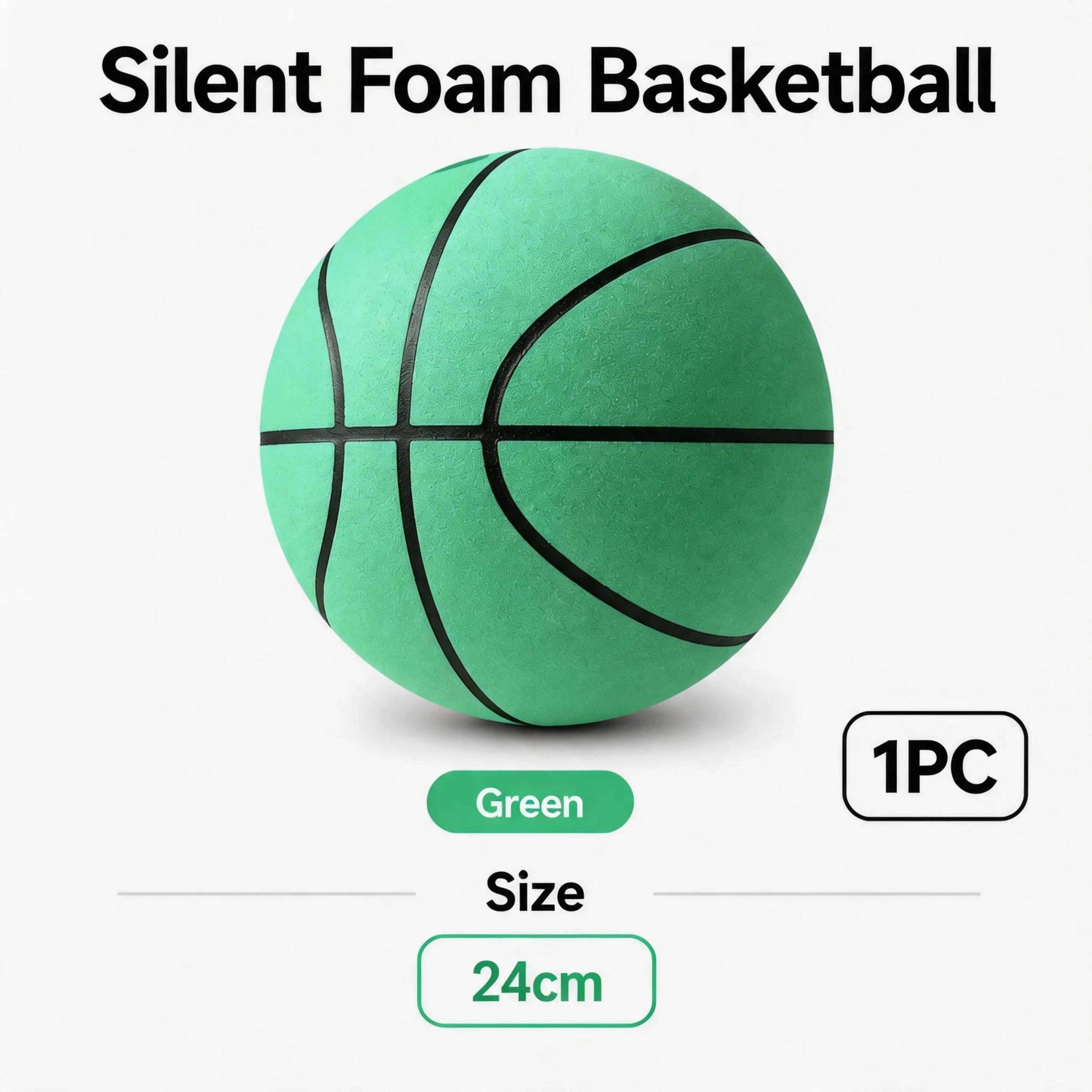 Silent Foam Basketball  High Bounce Noiseless Indoor Training Ball For Dribbling Practice Sizes 3 5 17