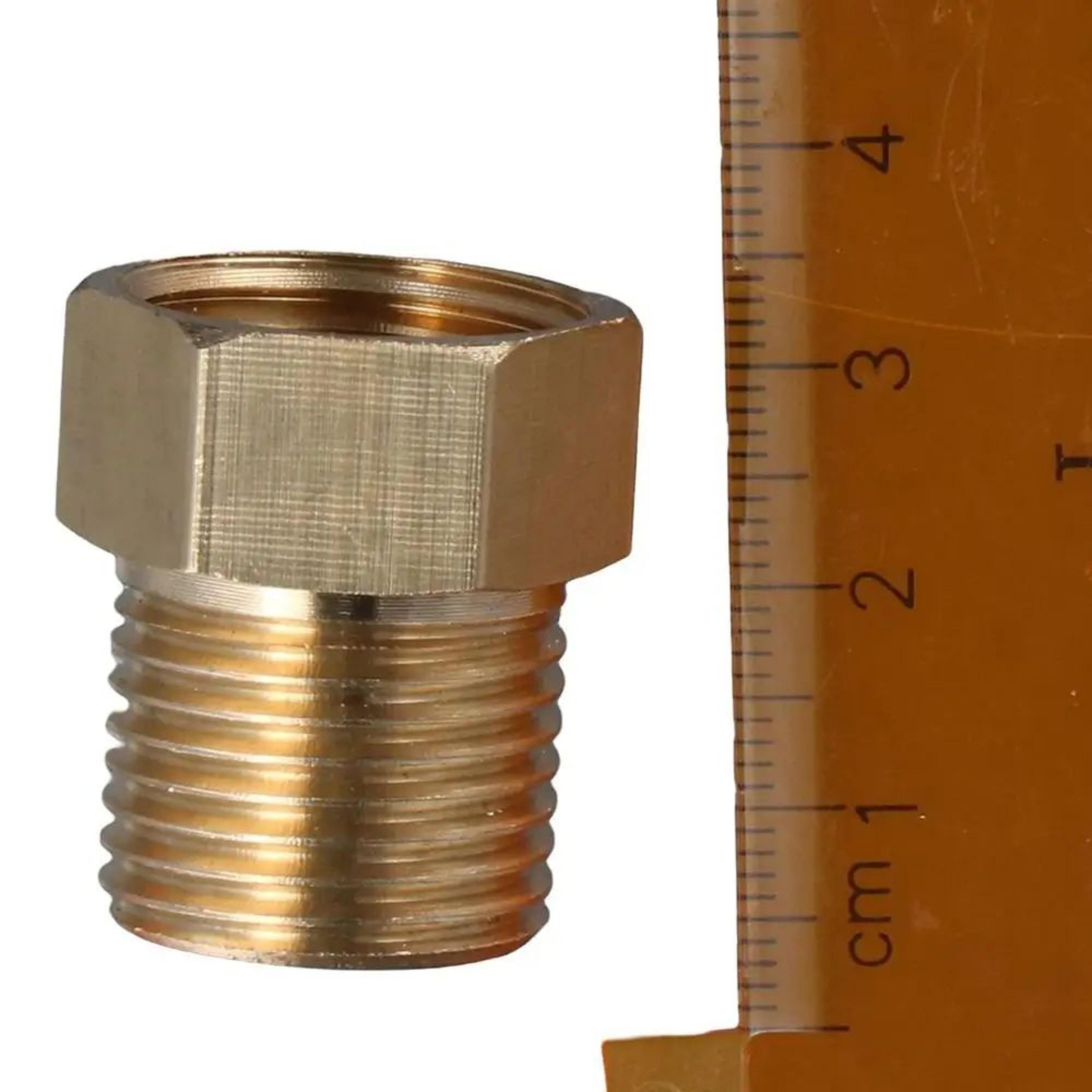 12in Brass NonReturn Check Valve  OneWay Female To Male Thread For Water Oil  Gas Flow Control 5
